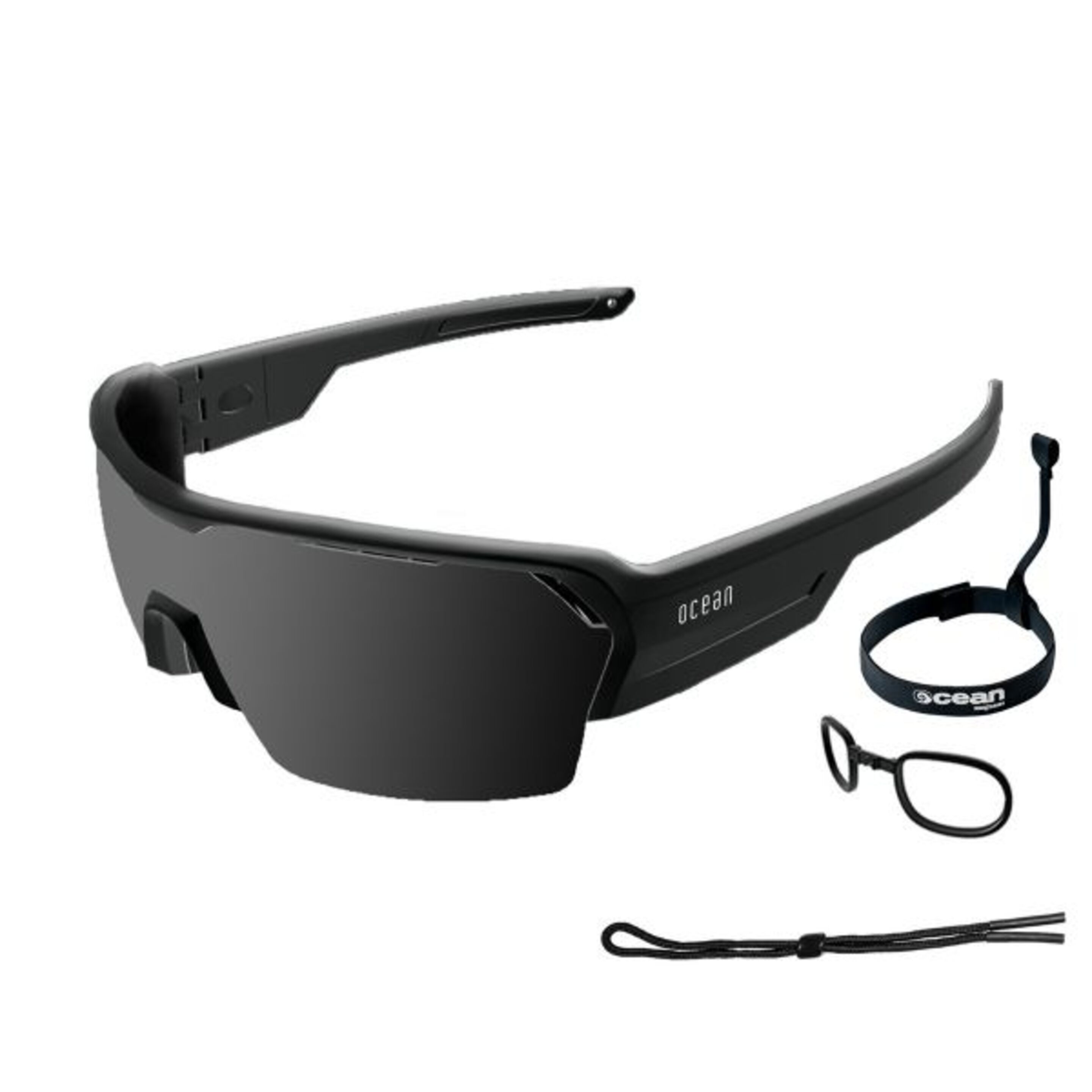 Gafas De Sol Técnicas Para La Práctica De Deportes De Agua Race Ocean Sunglasses - Negro/Gris  MKP