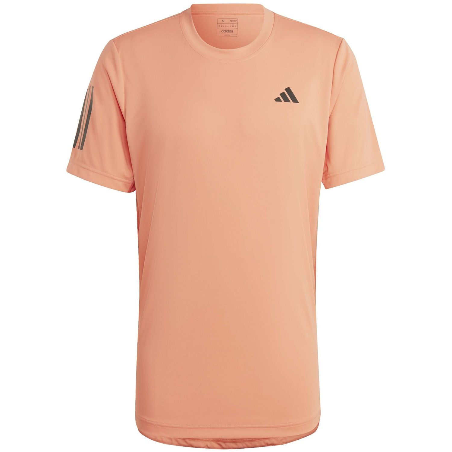 Camiseta adidas Club 3 Stripe - naranja - 