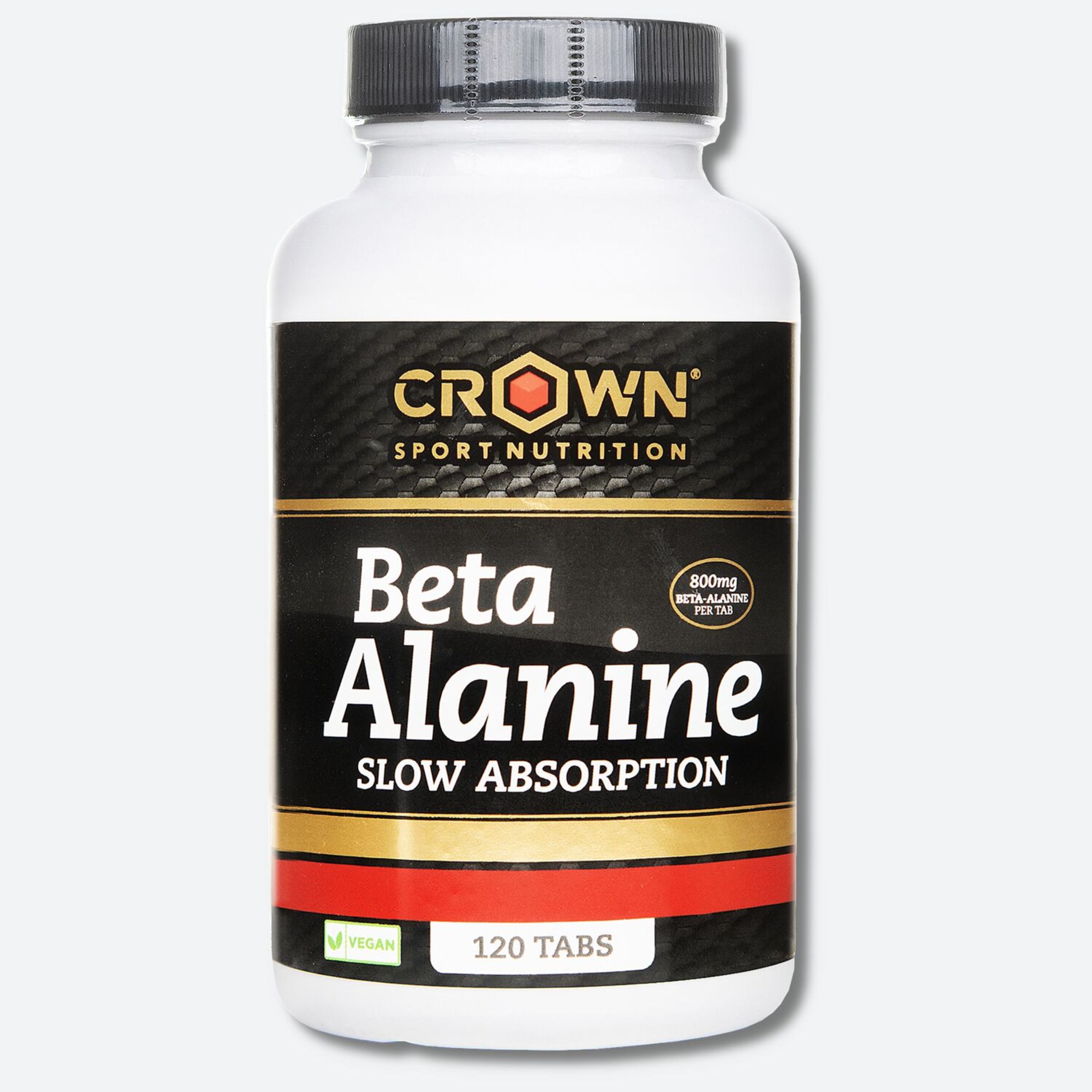 120 Comprimidos De Beta Alanina Absorción Lenta Crown Sport Nutrition