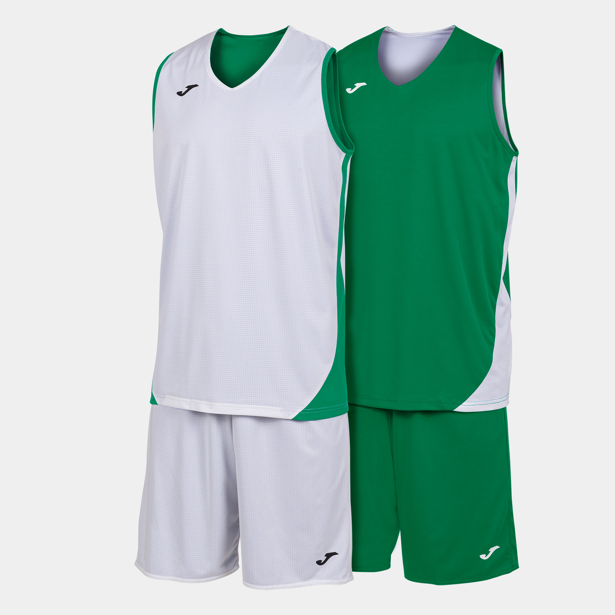 Set Reversible Camiseta Y Short Joma Kansas - verde-blanco - 
