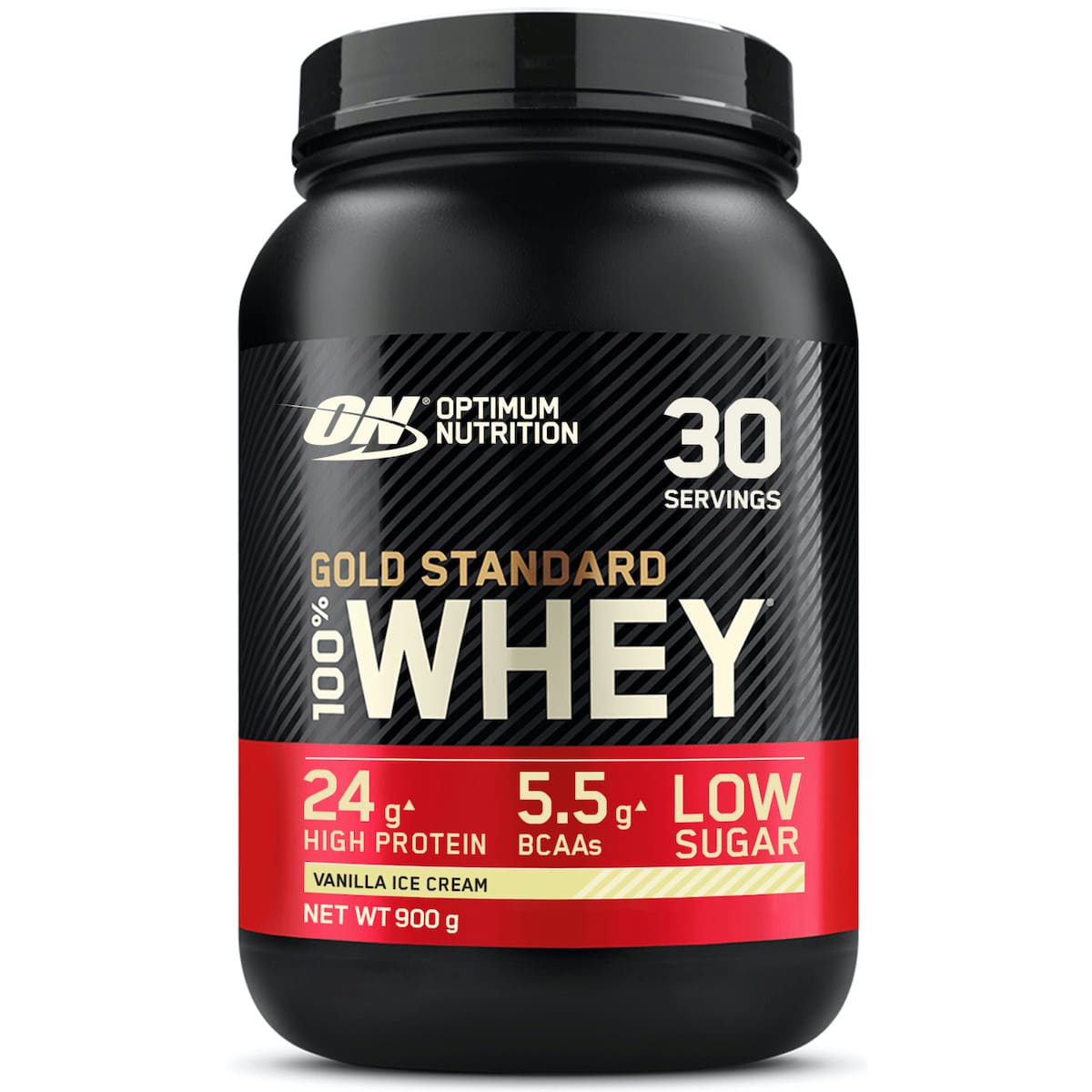 Gold Standard 100% Whey 900g Optimum Nutrition | Baunilha