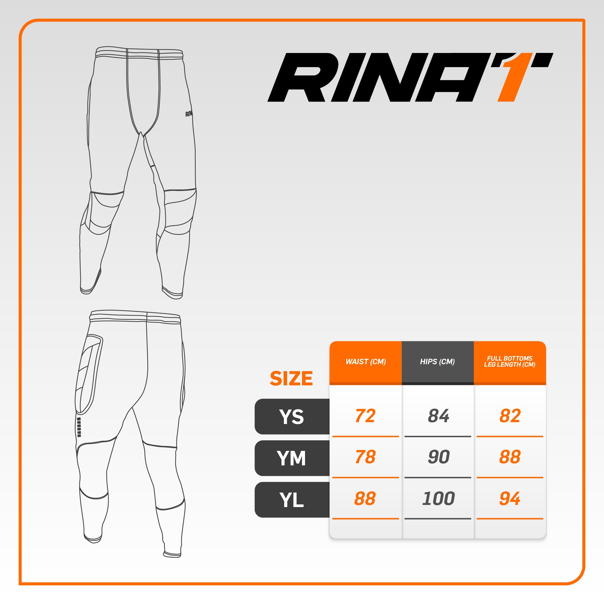 Pantalón De Portero Rinat Licra Acojinada  Junior