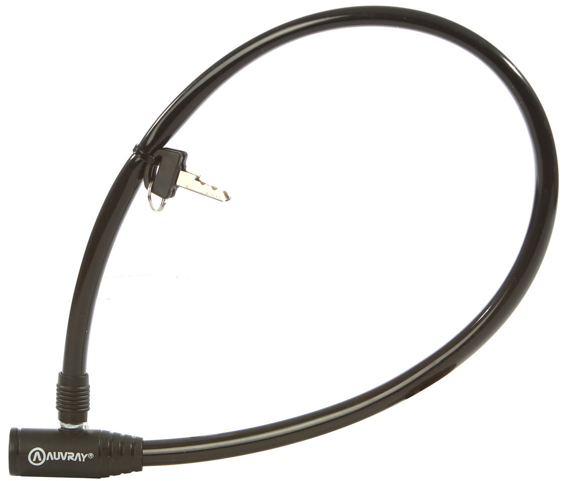 Antirrobo Auvray Cable Con Llave D.5 En 65 Cm - negro - 