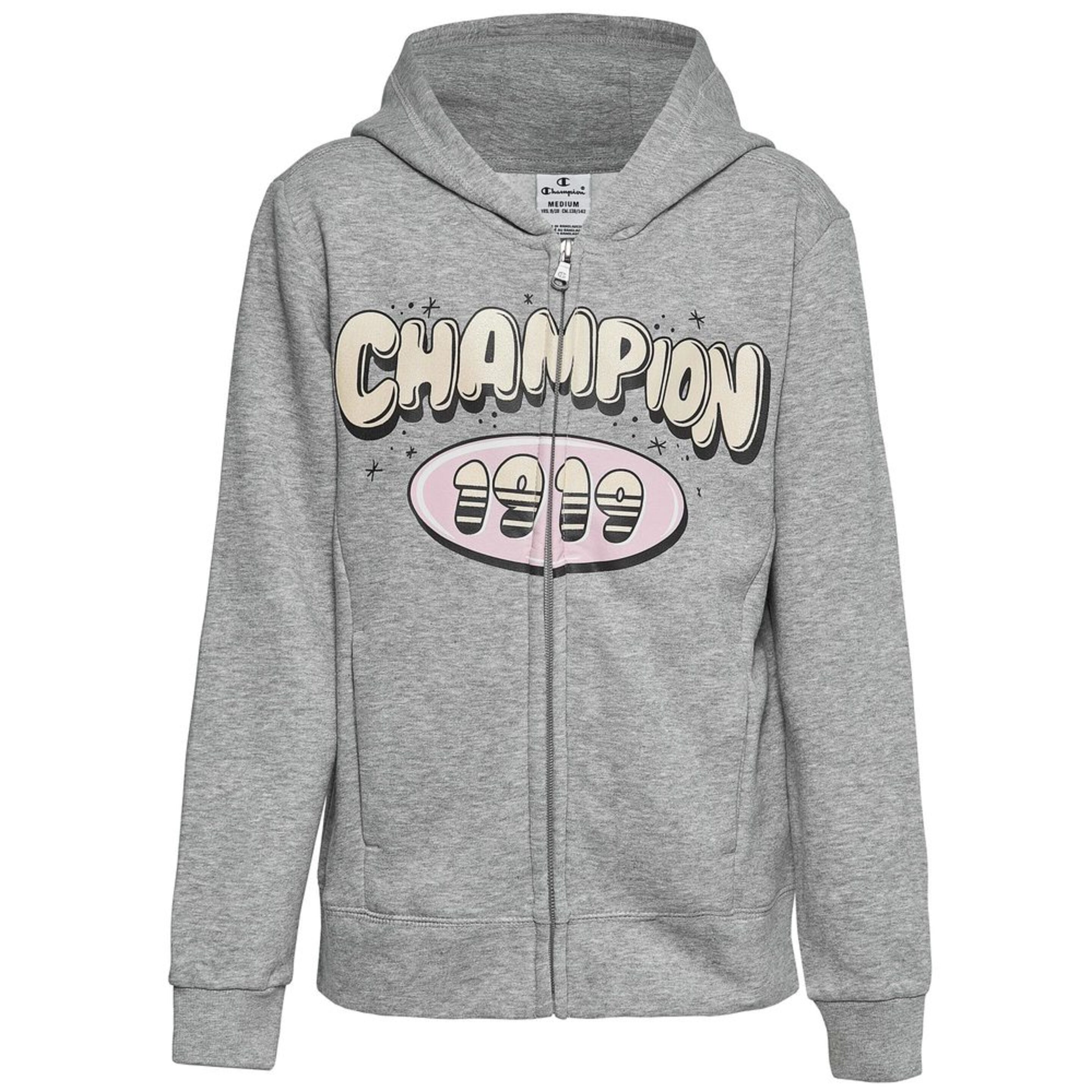 Sweatshirt Com Capuz Champion - gris-claro - 