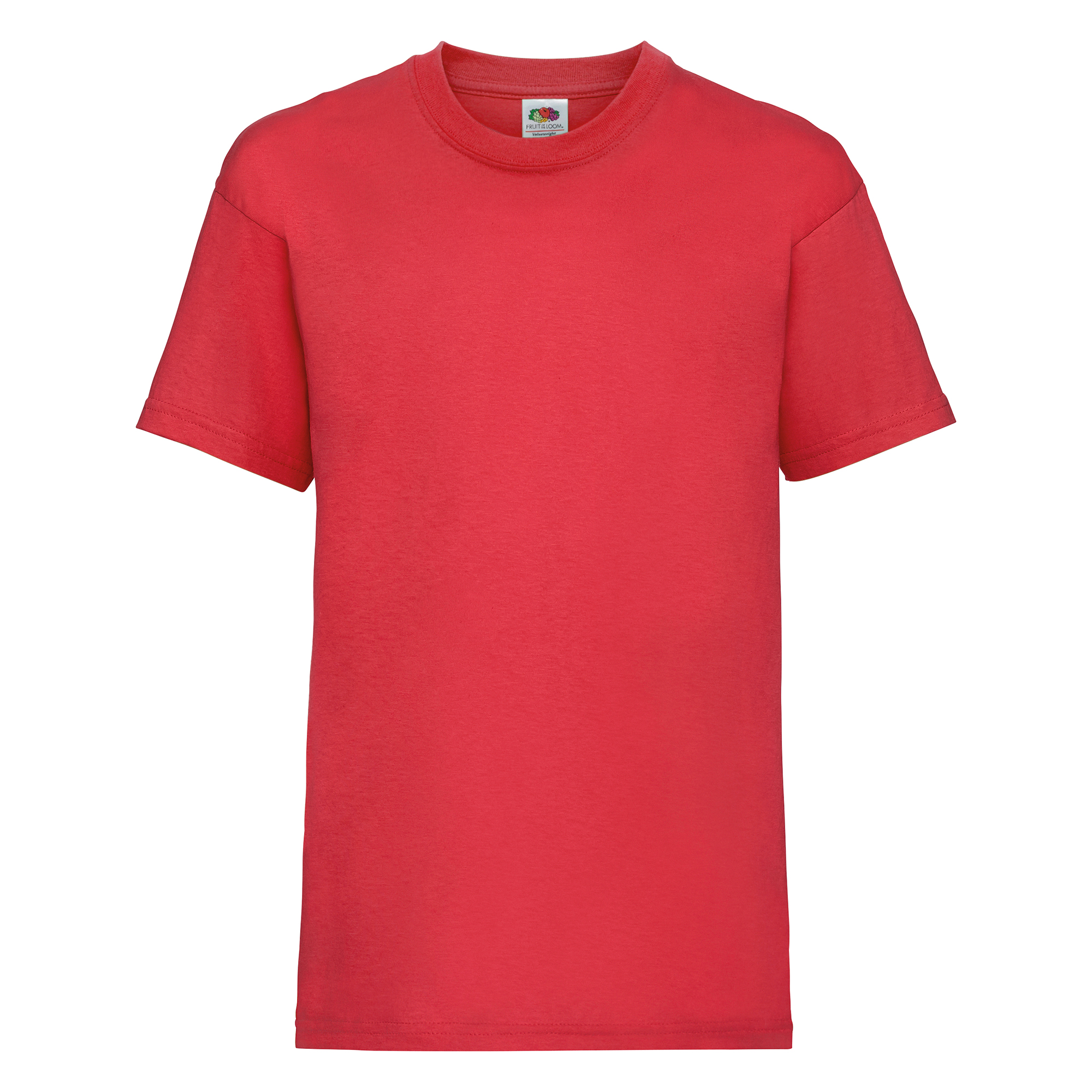 Camiseta Básica De Manga Corta 100% Algodon (paquete De 2) - rojo - 