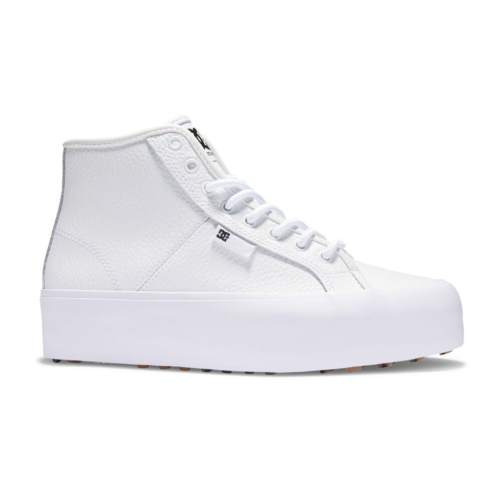 Zapatillas Dc Shoes Manual Hi Wnt Adjs300286 White/white (Ww0) - blanco - 