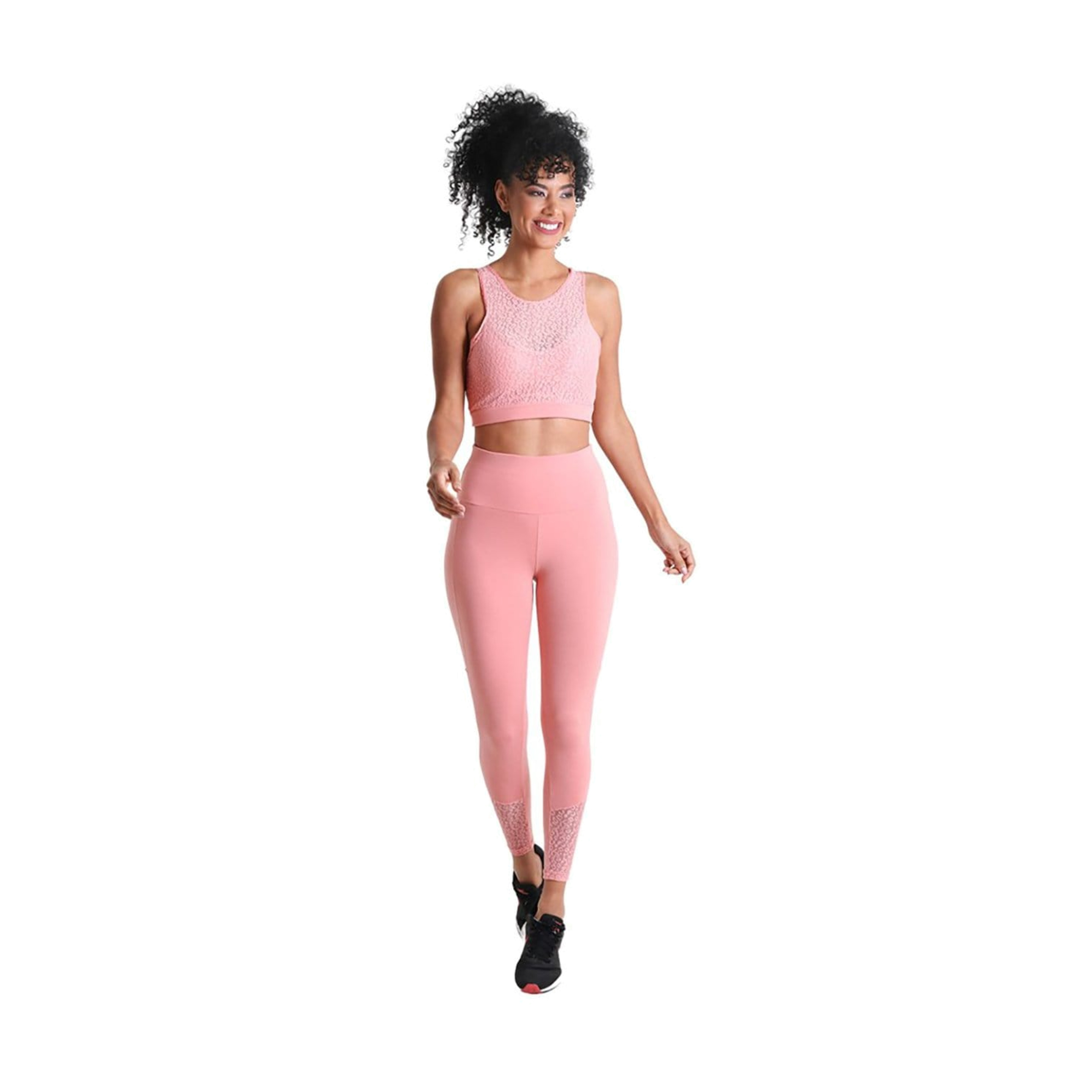 Legging Malla High Waist Tulle Líquido