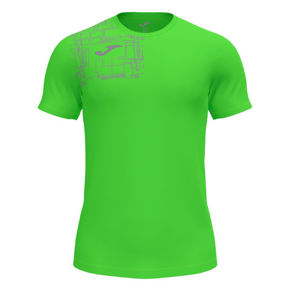 Camiseta Joma Elite Viii Short Sleeve 102242.020. - verde-fluor - 