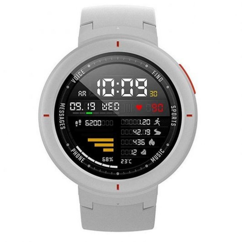 Reloj Inteligente Xiaomi Amazfit Vergé Blanco - Pantalla 3.3cm - Bt - Wifi - Sensor Frec