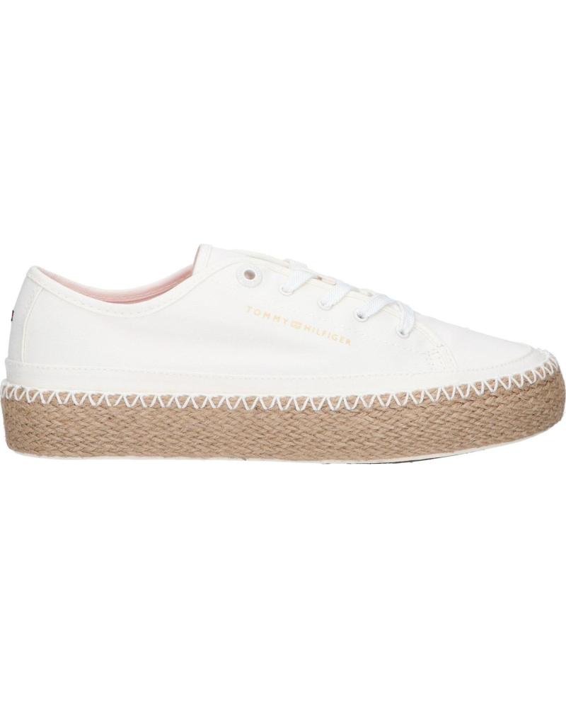 Esportes Tommy Hilfiger Fw0fw07241 Rope Vulc Sneaker Corporate - blanco - 