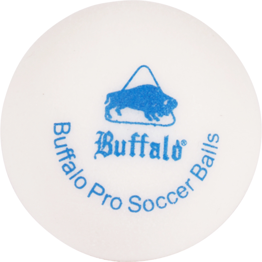 Conjunto De Bolas De Futebol De Mesa Buffalo Pro De 6 Bolas Brancas