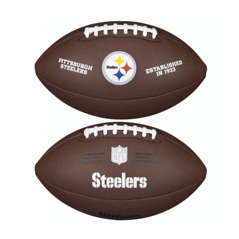 Balón De Fútbol Americano Wilson Nfl Steelers - Marron  MKP
