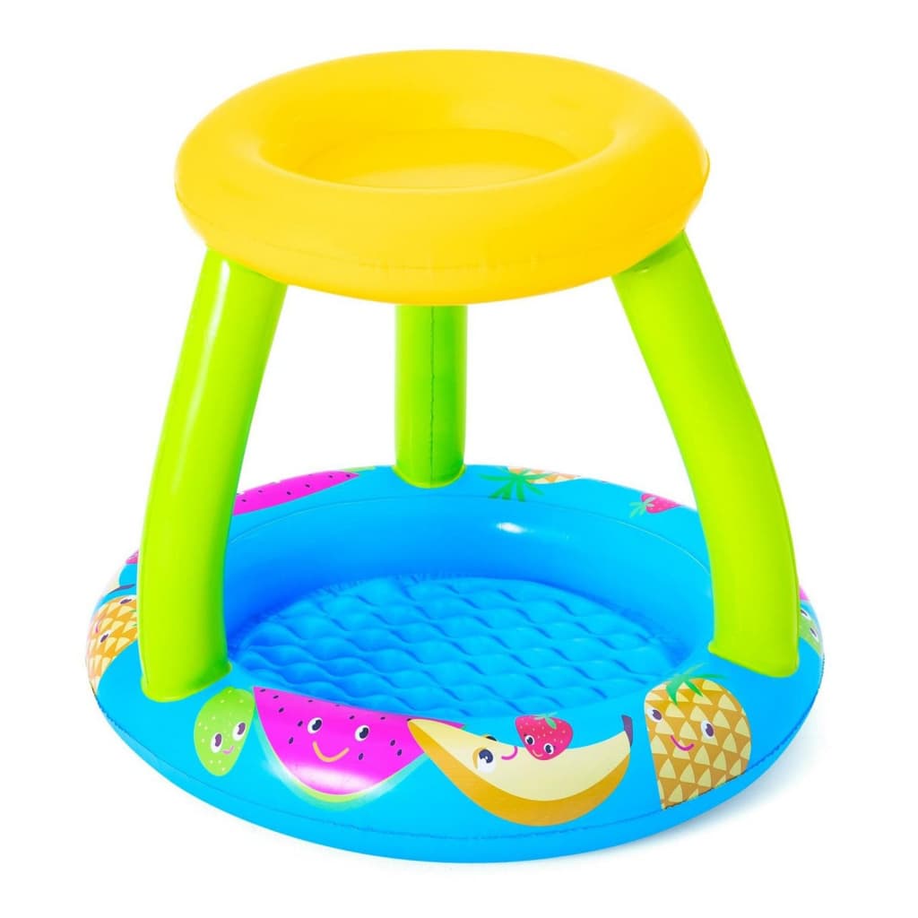 Piscina Infantil Con Toldo Dibujos De Frutas Bestway 94x89x79 Cm 26 L