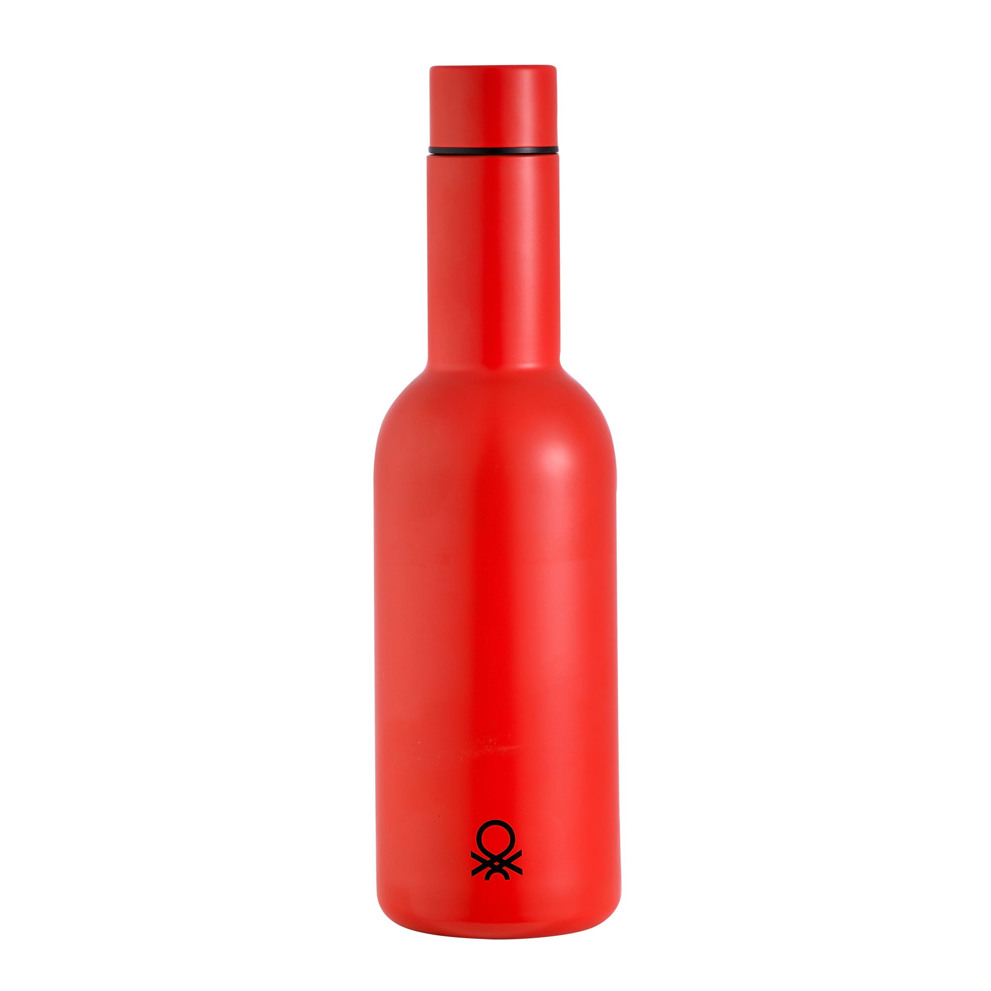 Botella De Agua 550ml Acero Inoxidable Casa Benetton - rojo - 