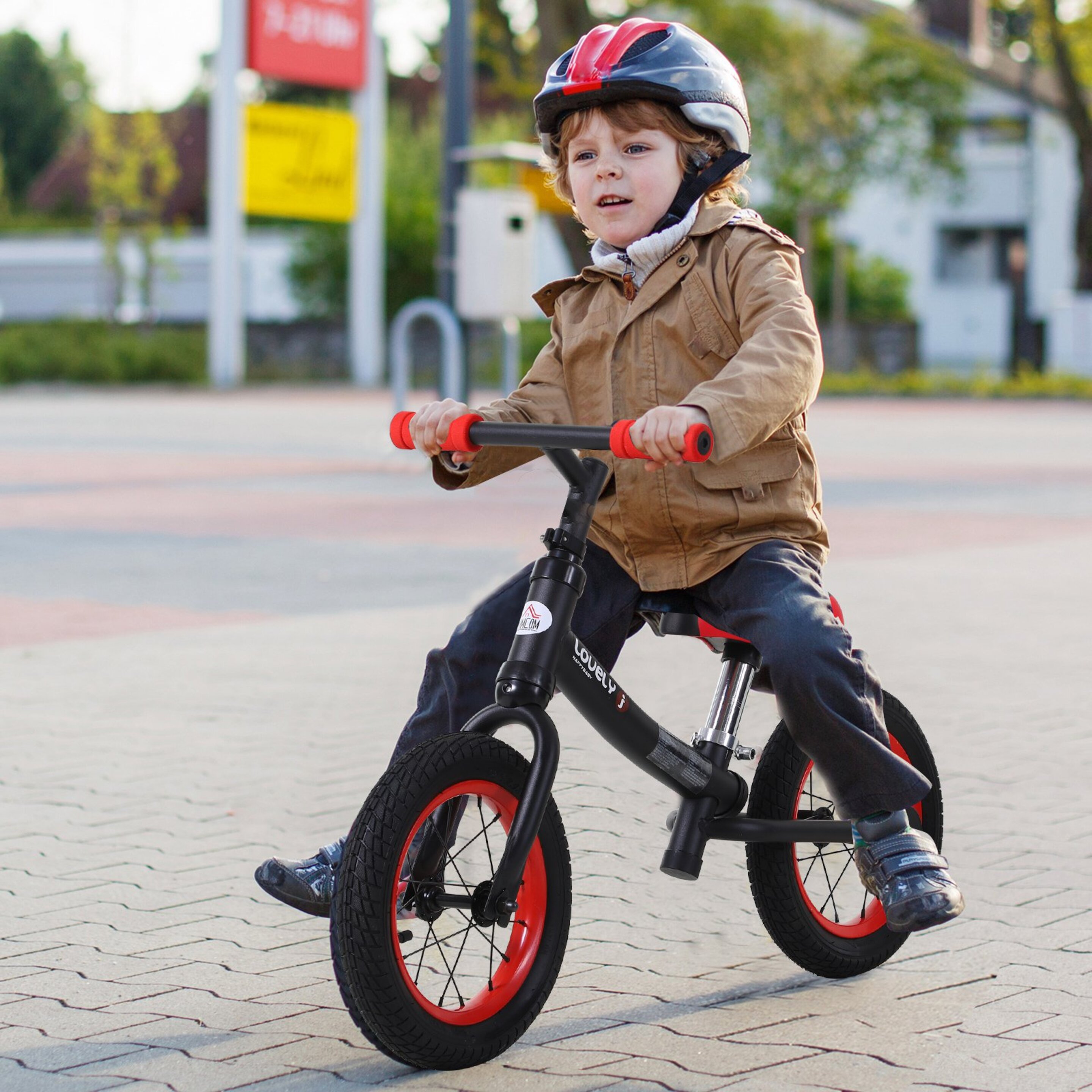 Homcom Bicicleta Sin Pedales Con Asiento Regulable