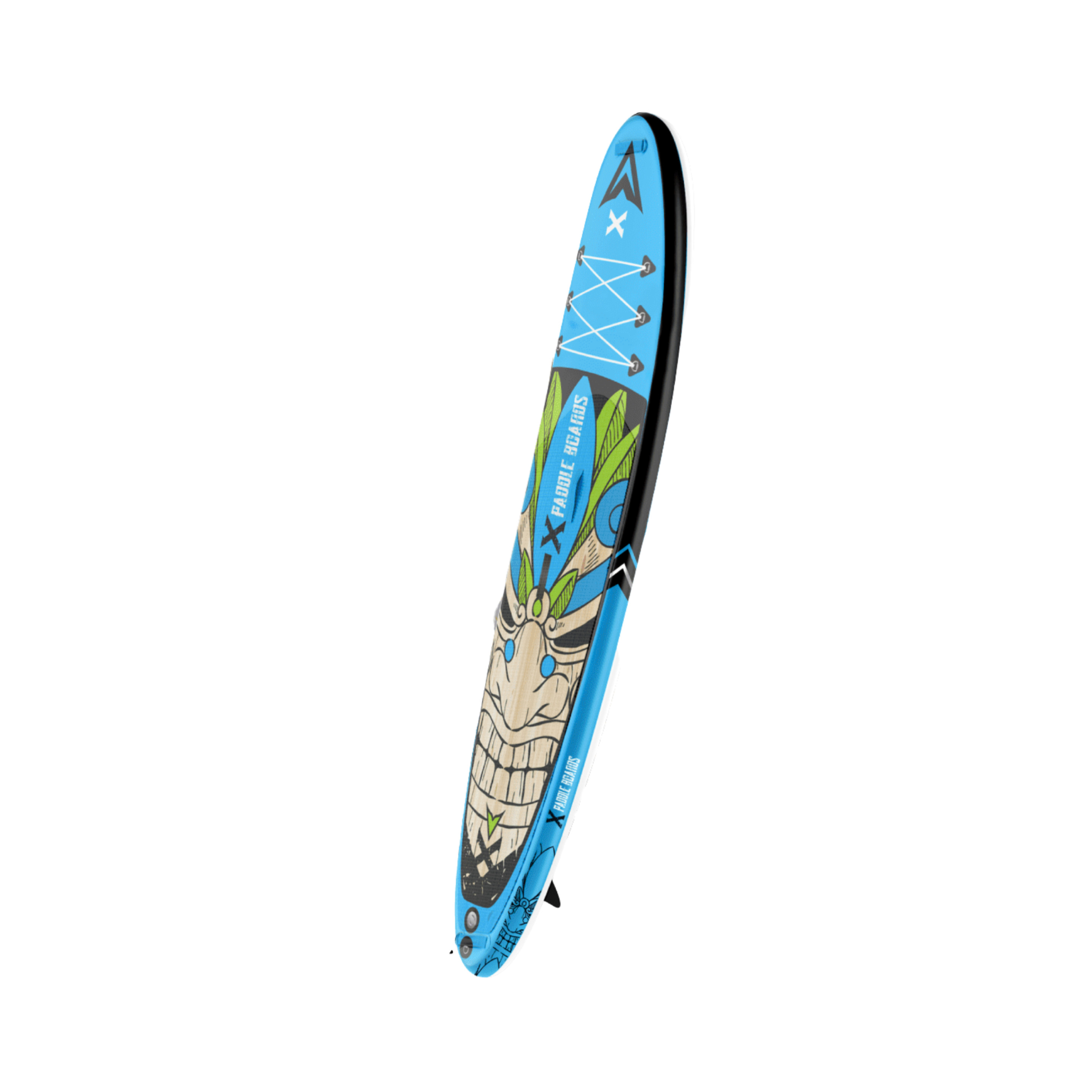 Tabla De Paddle Surf Hinchable Tiky-x 280 X 76 X 10cm - Amarillo/Verde  MKP