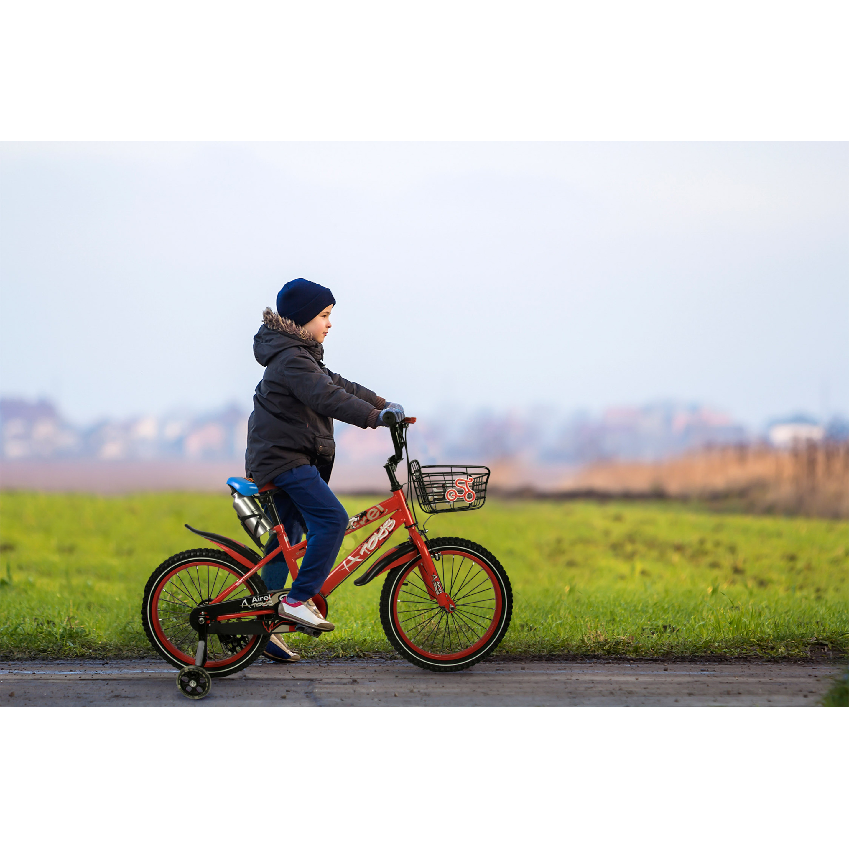 Bicicleta Infantil Para Niñas-niños 7 A 9 Años 18 Pulgadas Color Gris