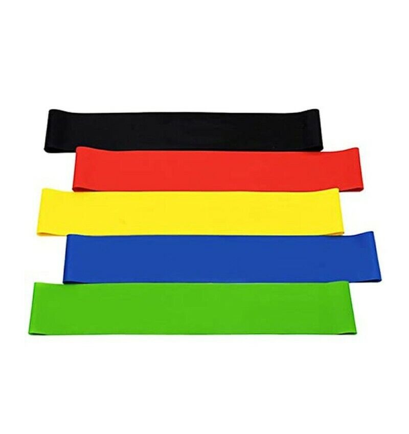 Pack Bandas Elasticas De Goma Para Resistencia Clara - Multicolor  MKP