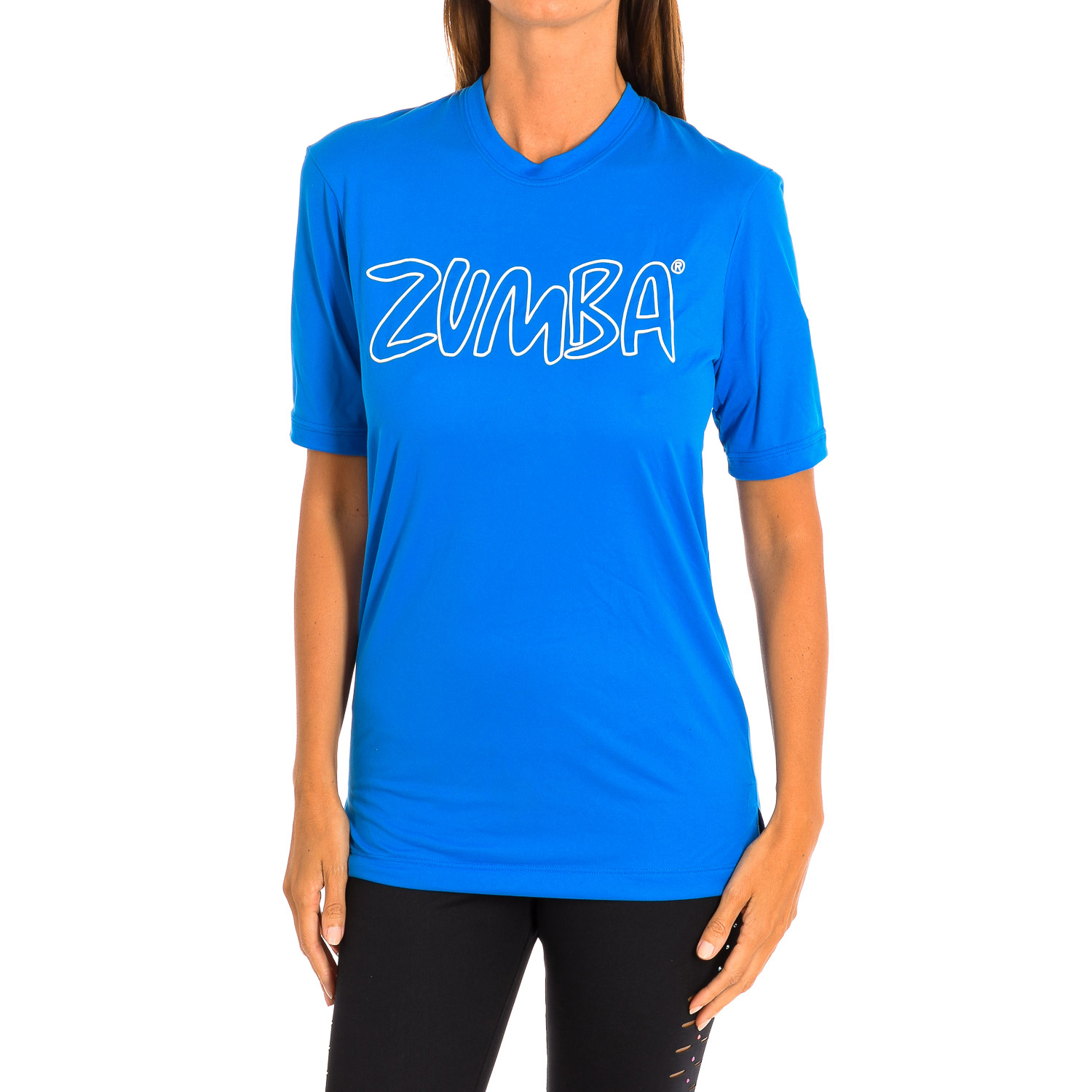 Tshirt Esportiva Feminina Com Mangas Z2t00153 - azul - 