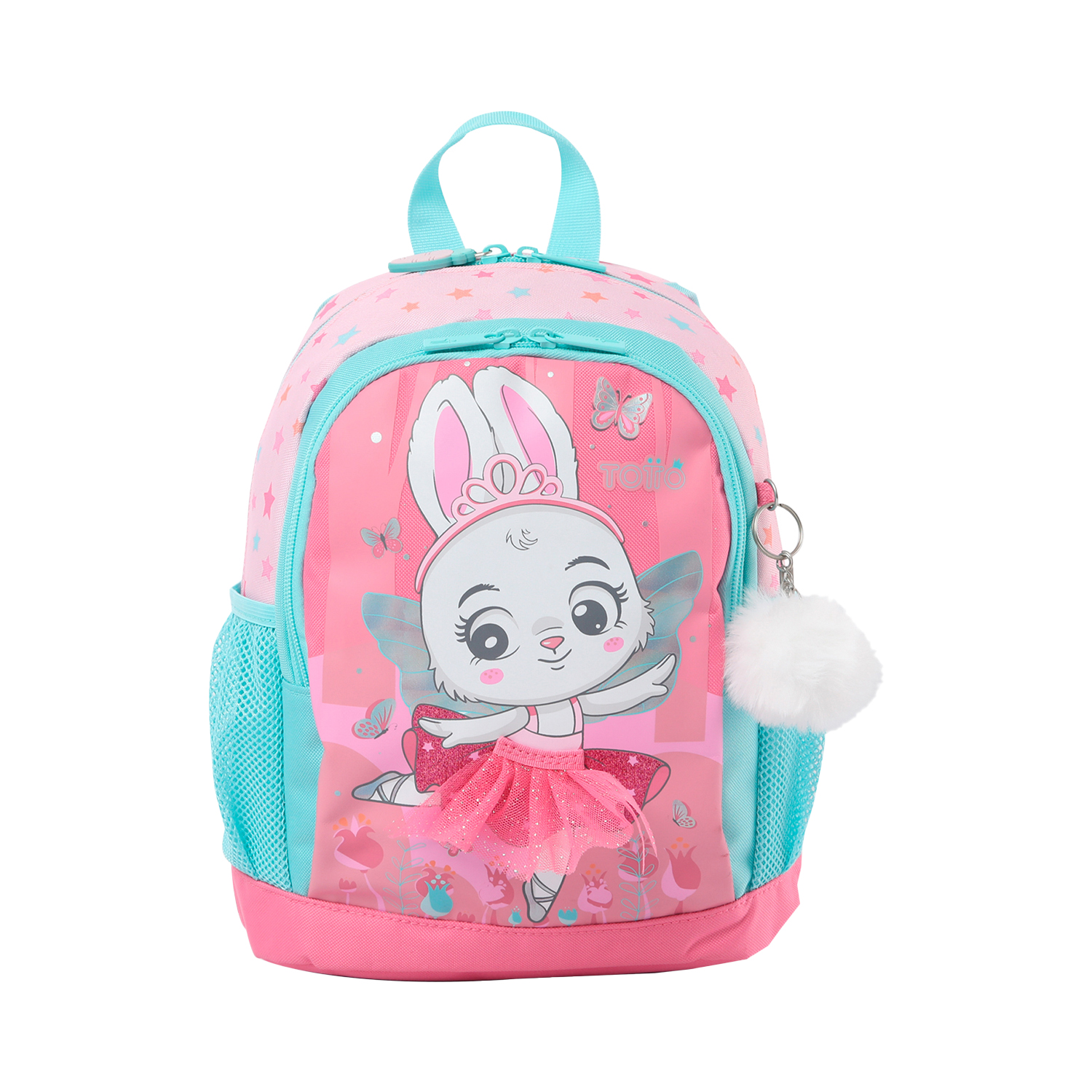 Mochila Totto  Dancing Rabbit Infantil Pequeña Conejita