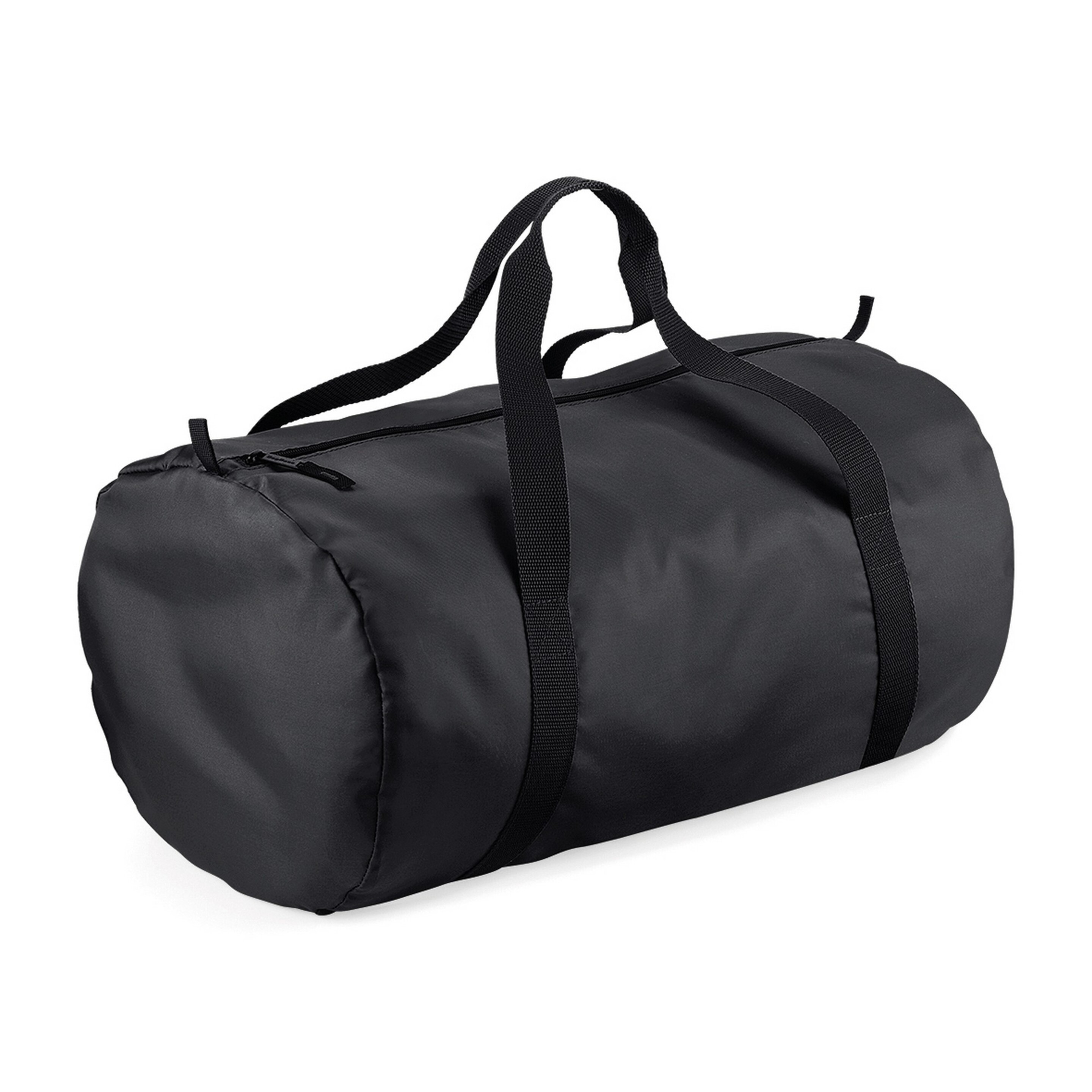 Bolsa De Deporte / De Viaje Impermeable Modelo Barrel Packaway (32 Litros) Bagbase (Negro)