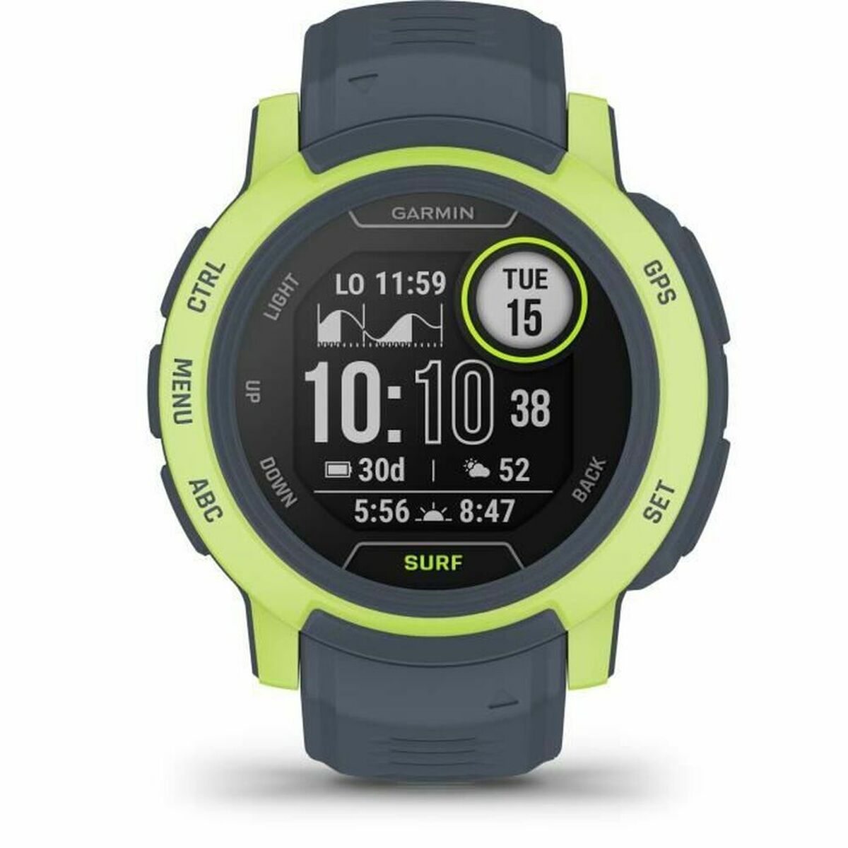 Smartwatch Garmin Instinct 2 - azul-verde-fluor - 