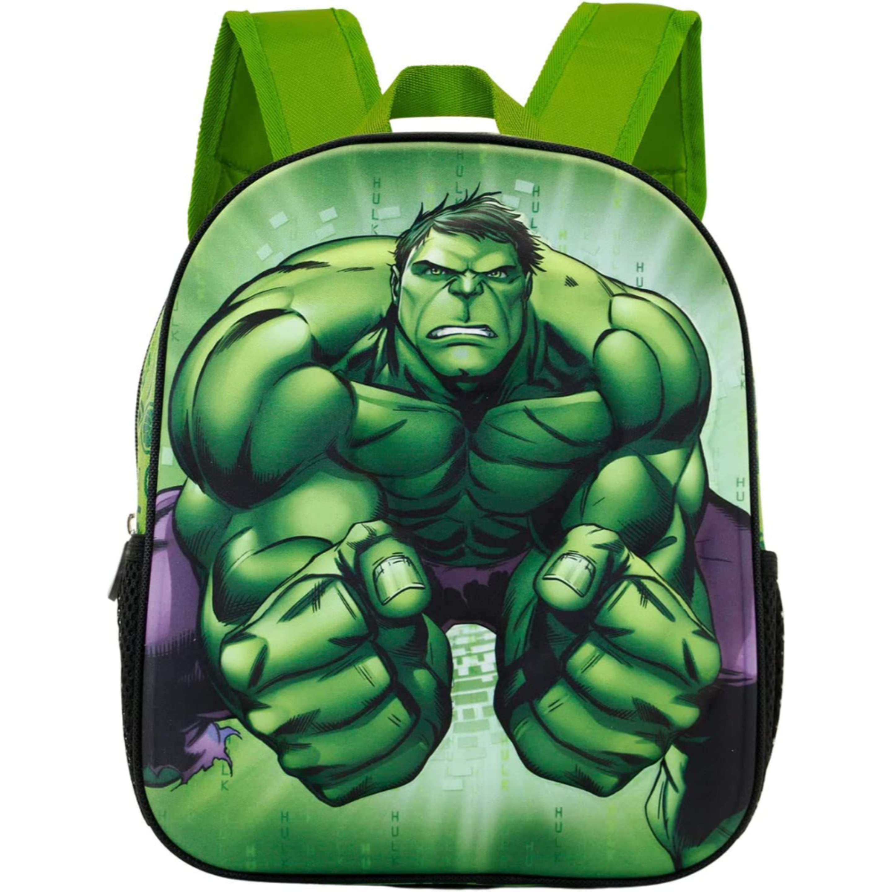 Mochila Hulk Con Forma 3d - verde - 