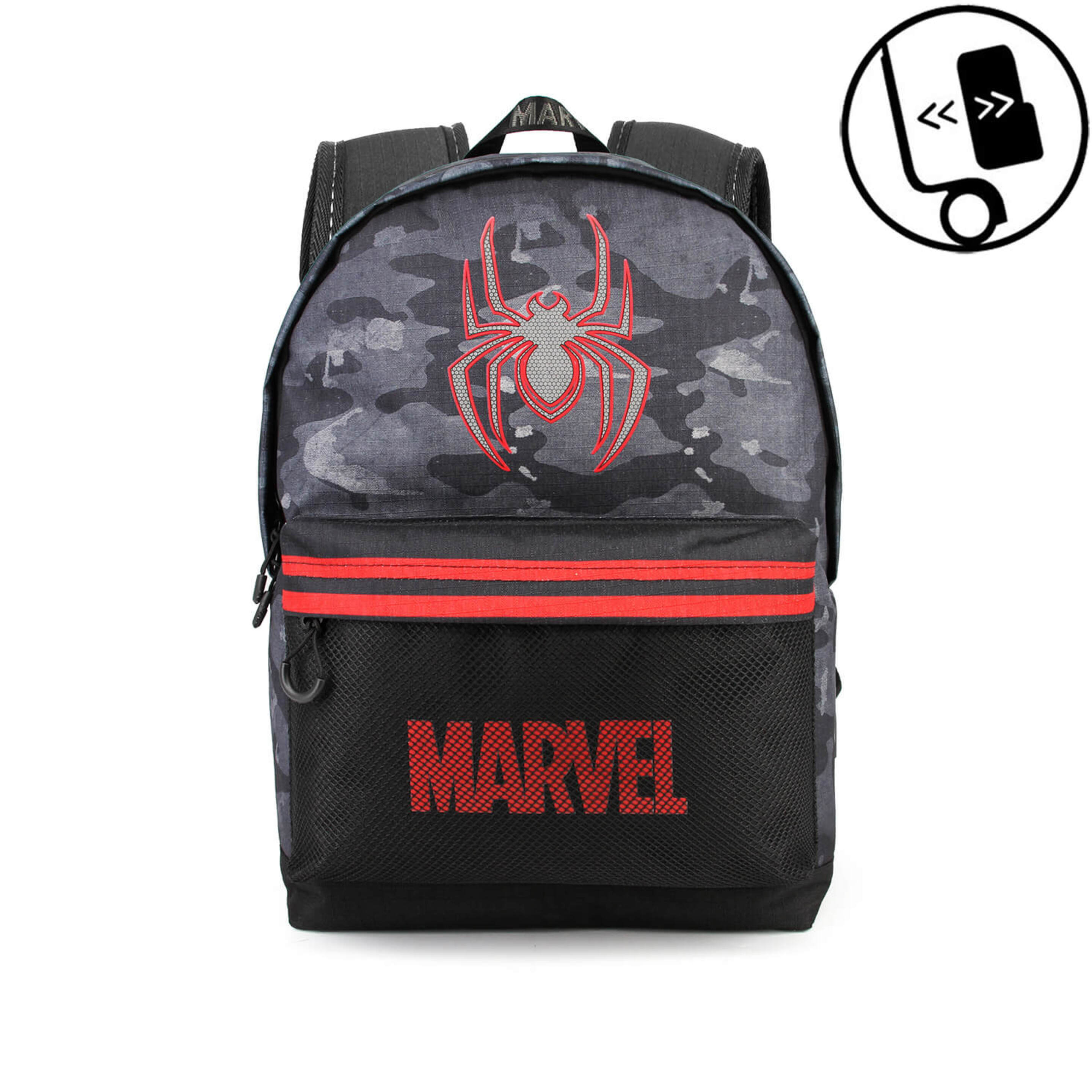 Mochila Adaptable Spiderman Dark - multicolor - 