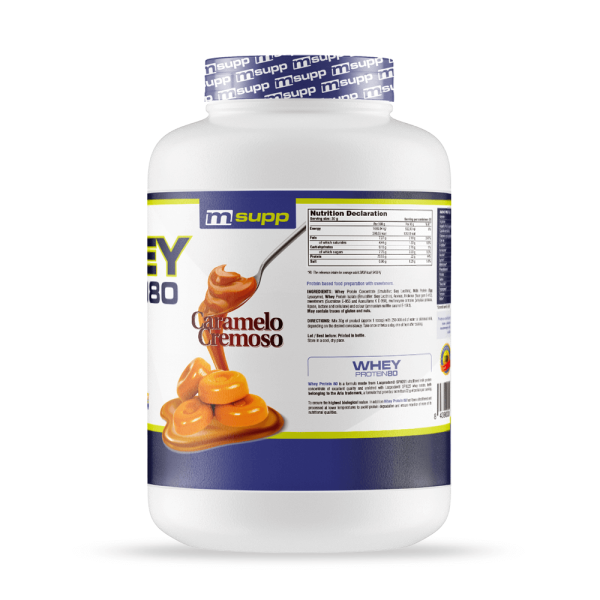 Whey Protein80 - 2 Kg De Mm Supplements Sabor Caramelo Cremoso