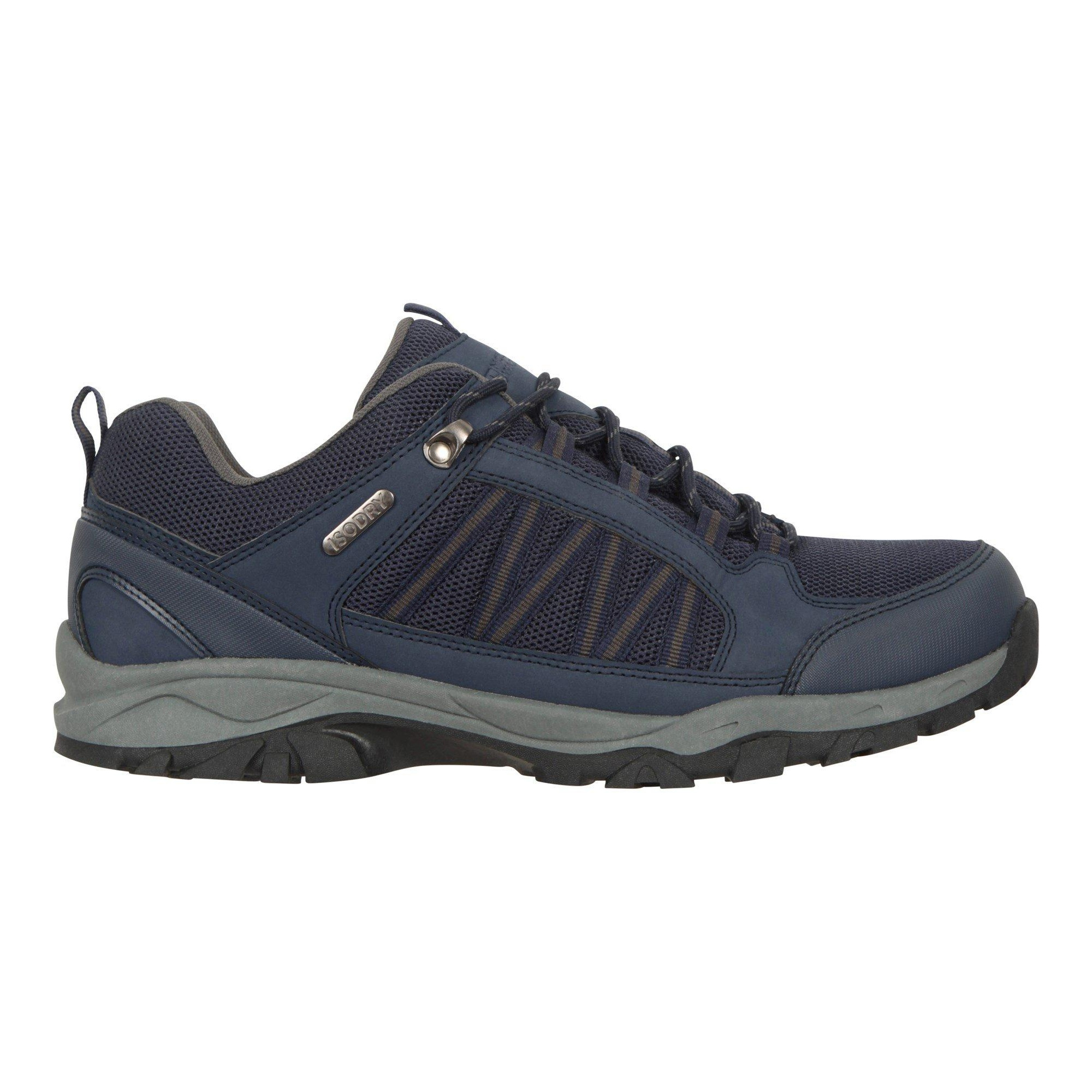 Zapatillas De Senderismo De Impermeable Con Cordones Mountain Warehouse Path - azul-marino - 