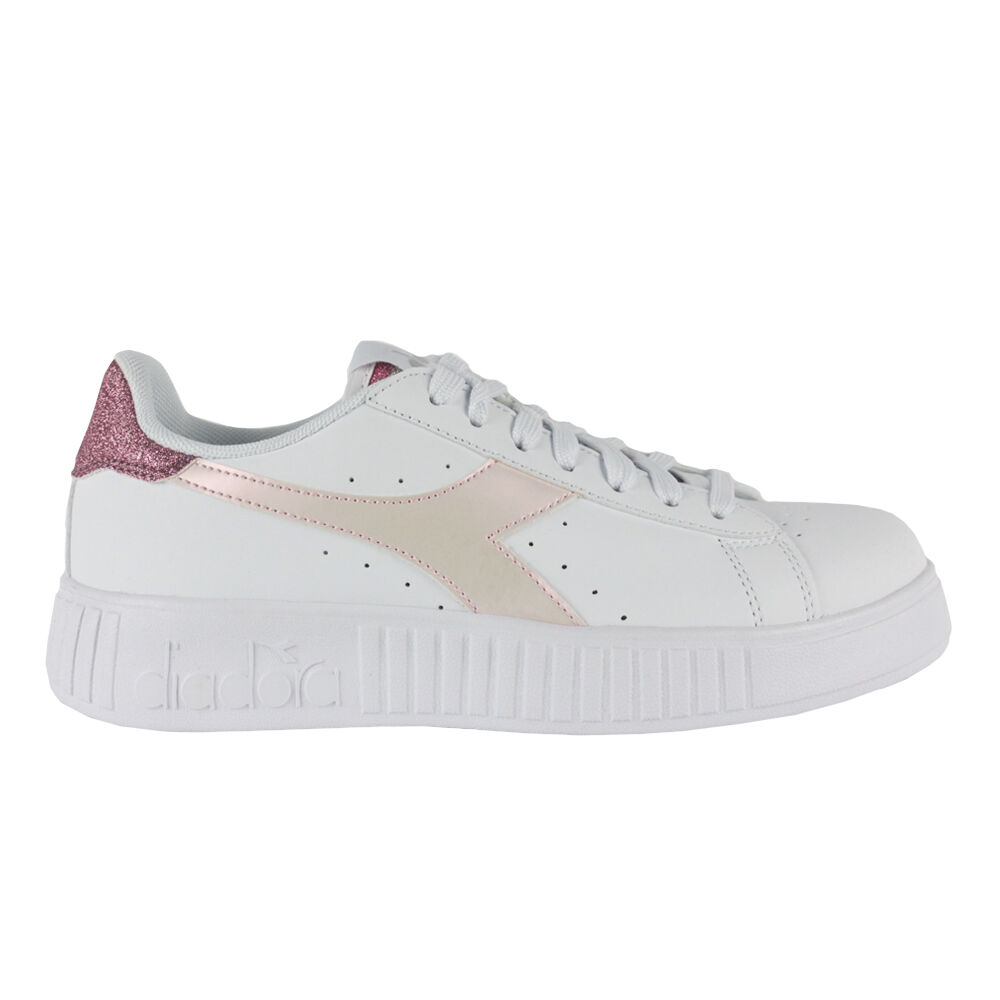 Zapatillas Diadora Step Glitter C3113 White/pink Lady