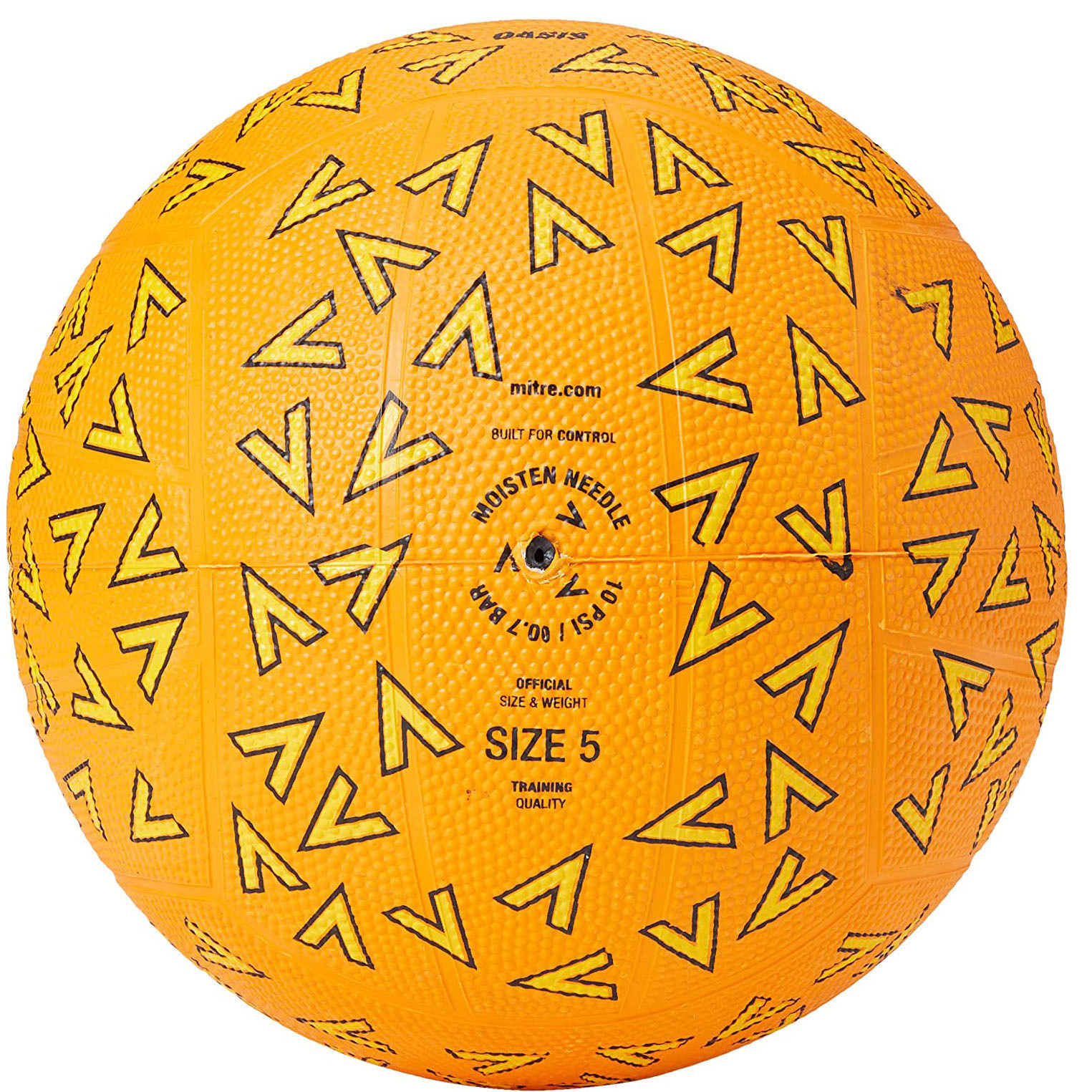 Balón Netball Mitre Oasis - Naranja/Negro  MKP