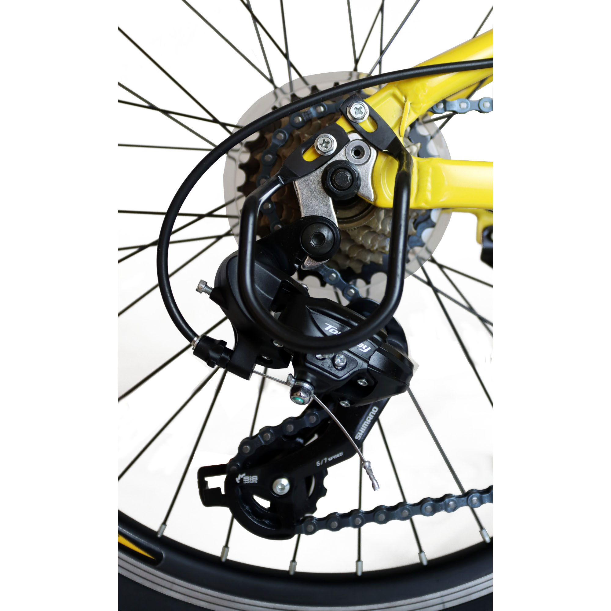 Bicicleta Infantil 24” Umit Quadro Alumínio 7v Amarelo