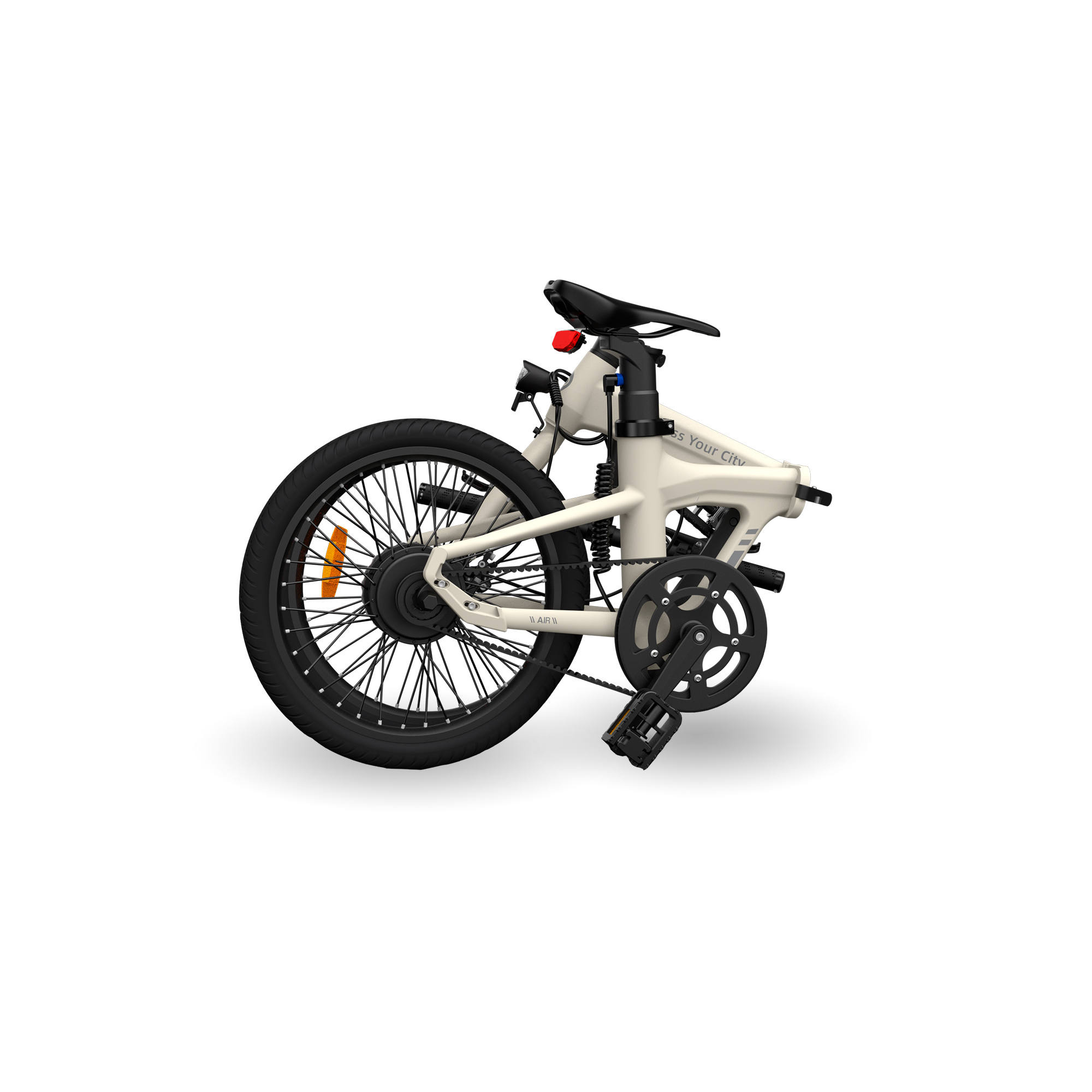 Bicicleta Elétrica Dobrável Ado A20 Air Branco - Autonomia até 100km | Sport Zone MKP
