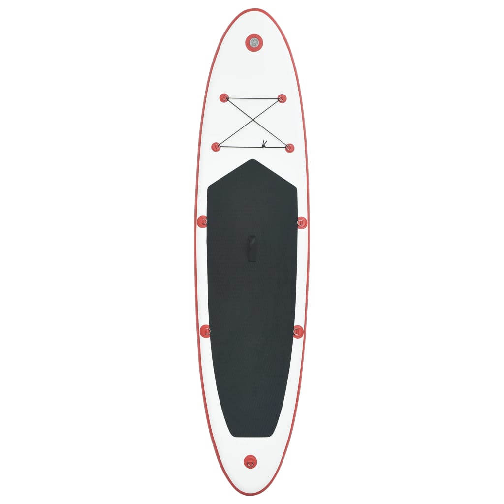 Juego De Paddle Surf Vidaxl 390 X 81 X 10 Cm - rojo - 