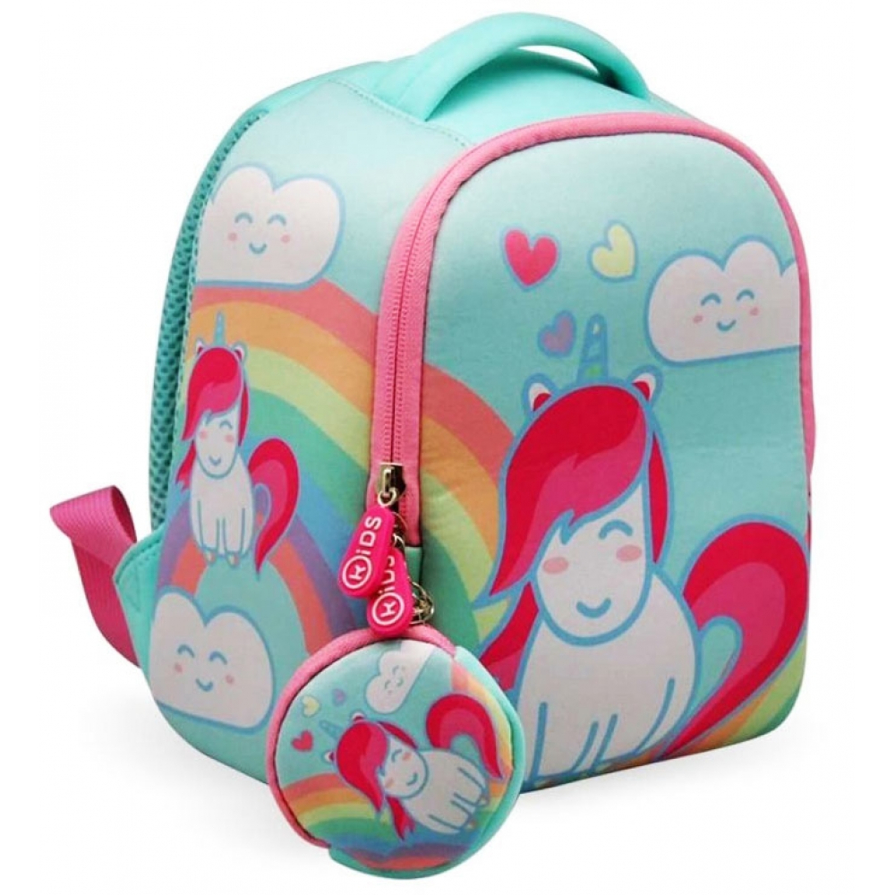 Mochila Neopreno Unicornio 25 Cm.