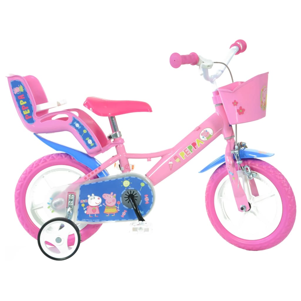 Bicicleta De Niños Peppa Pig Dino Bikes  12" - rosa - 