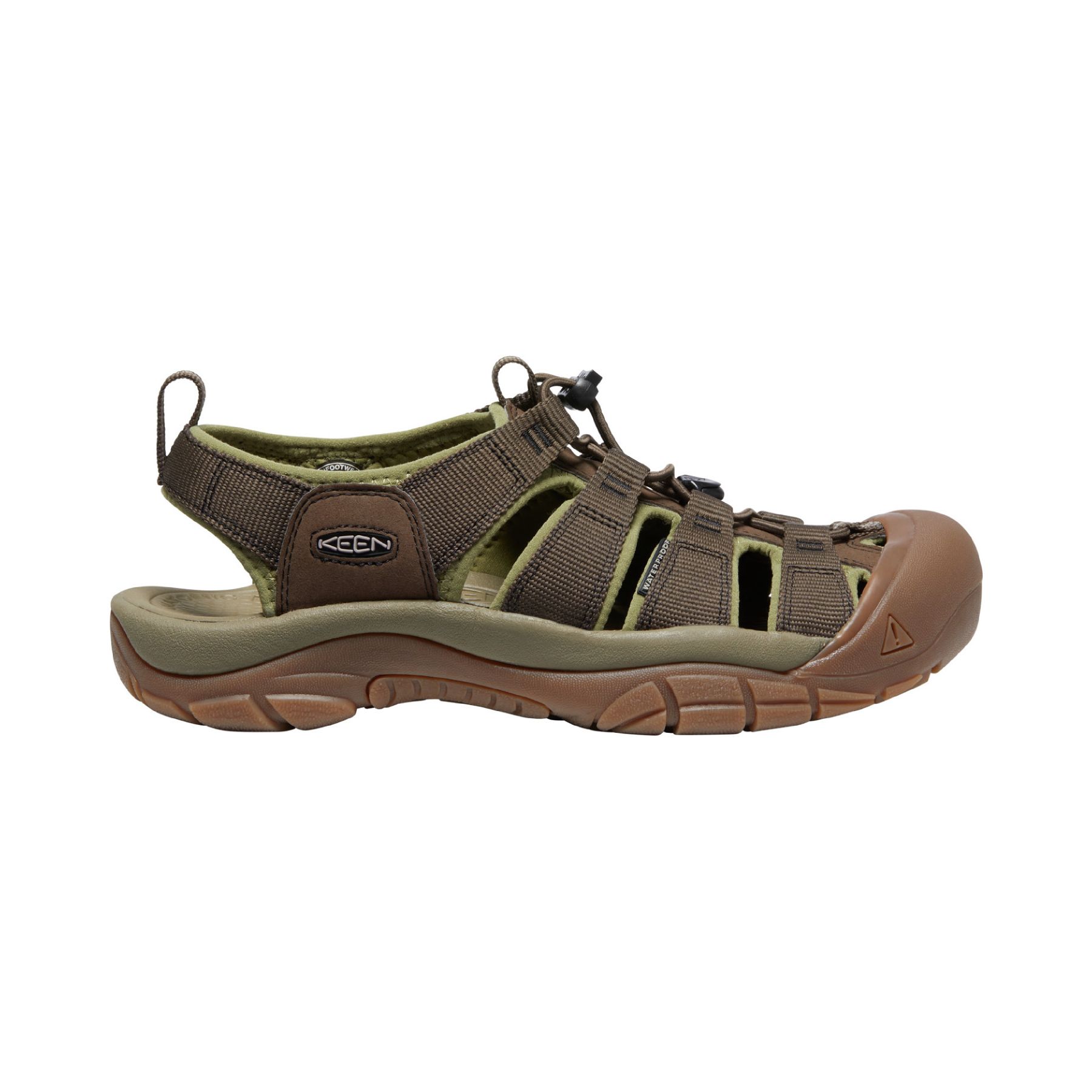Sandálias De Montanha Para Homem Newport H2 Keen - verde-oliva - 