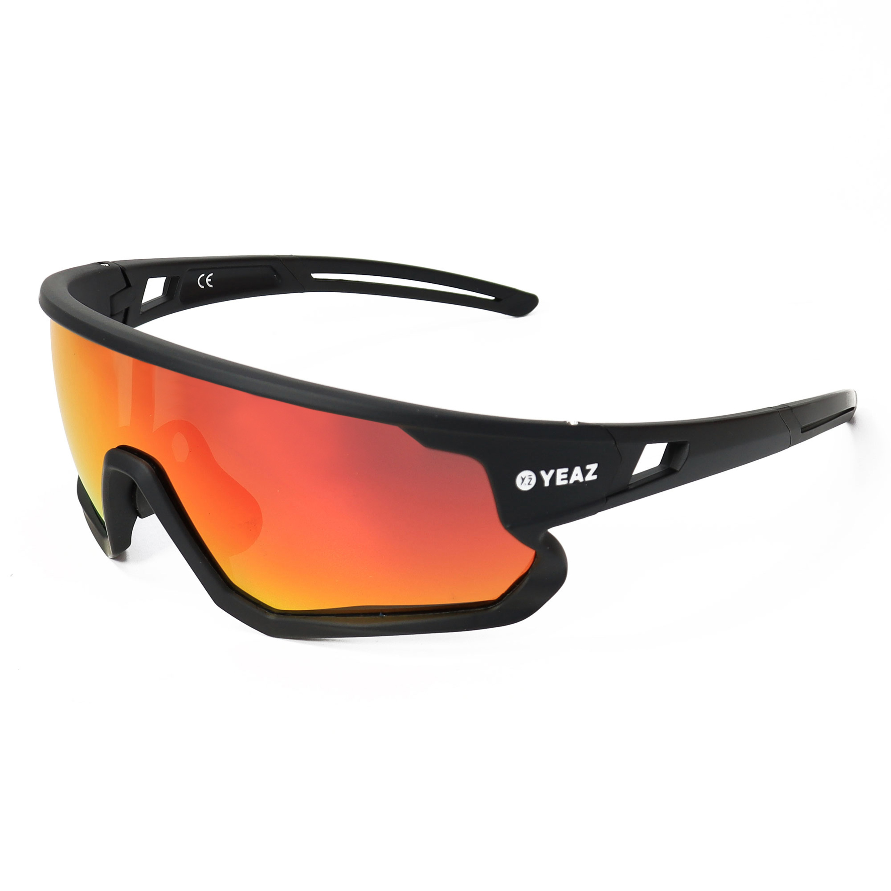 Óculos De Sol Desportivos Preto/vermelho Yeaz Sunrise - naranja-negro - 