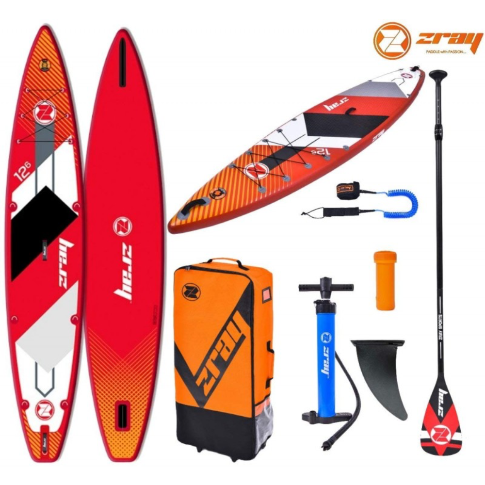 Tabla Paddle Surf Hinchable Zray Rapid R1 12'6'' - rojo - 