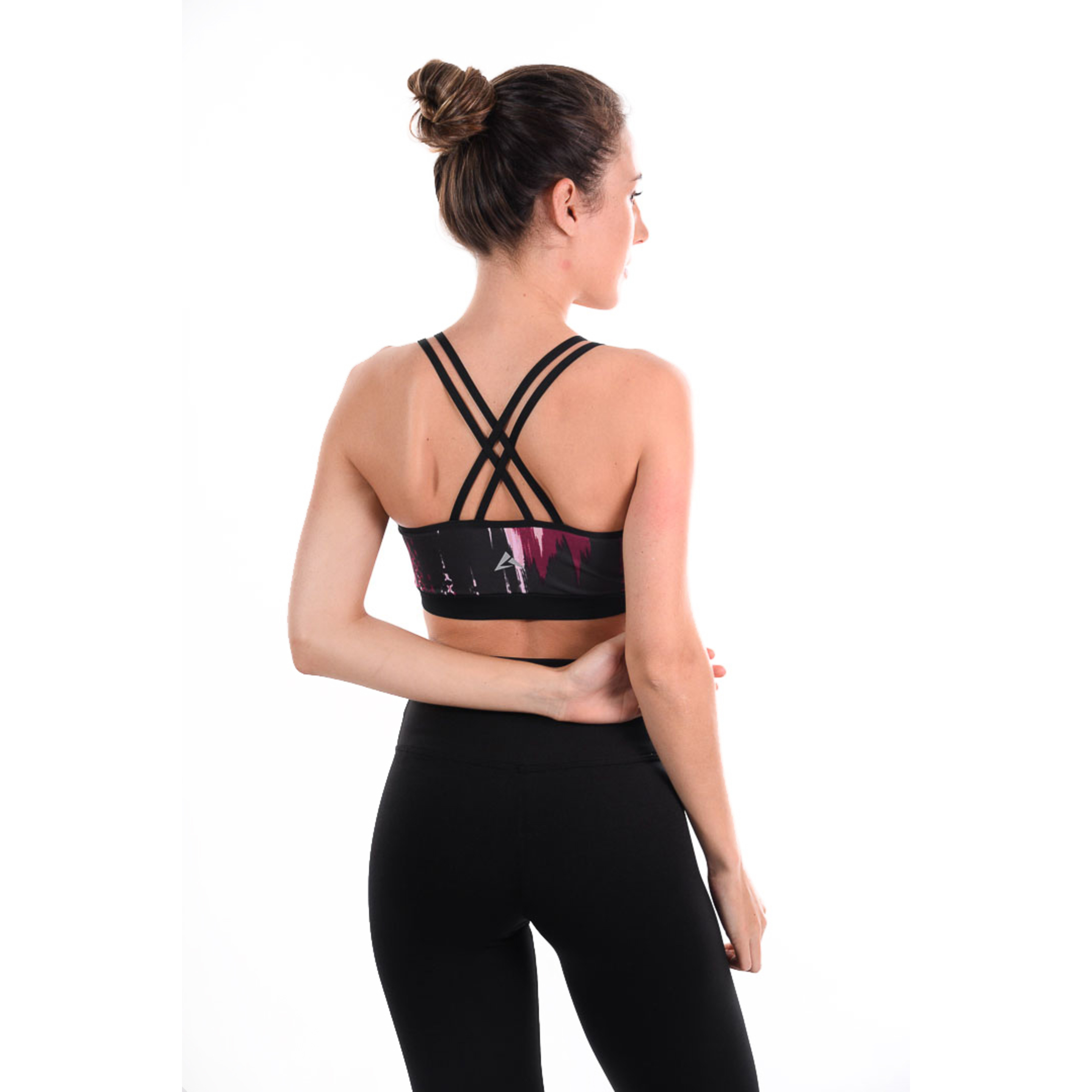 Sujetador Freedom Blur Bordo Audaz Fitness