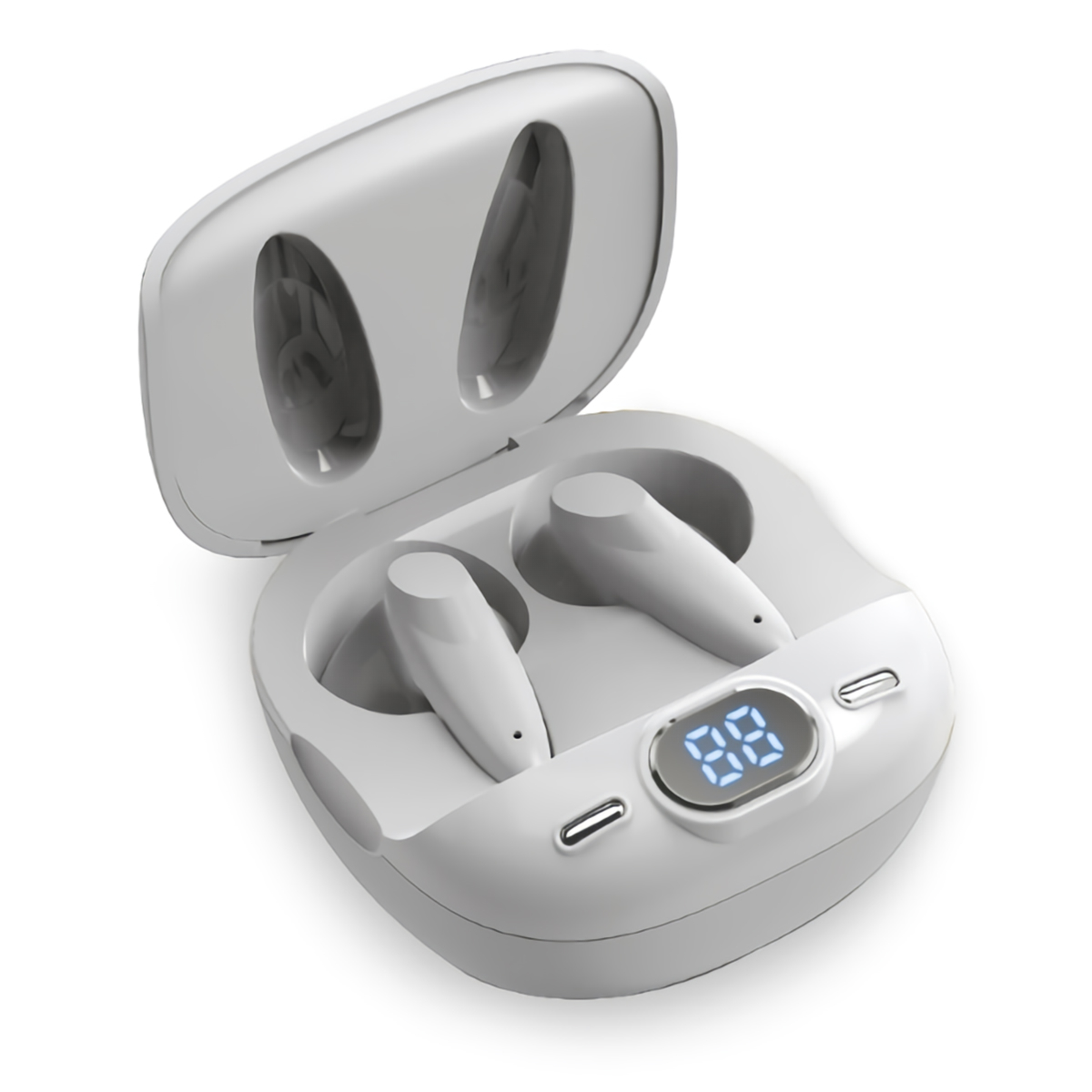 Auriculares Smartek Tws-400 Bluetooth 5.1 Sonido Hd - blanco - 