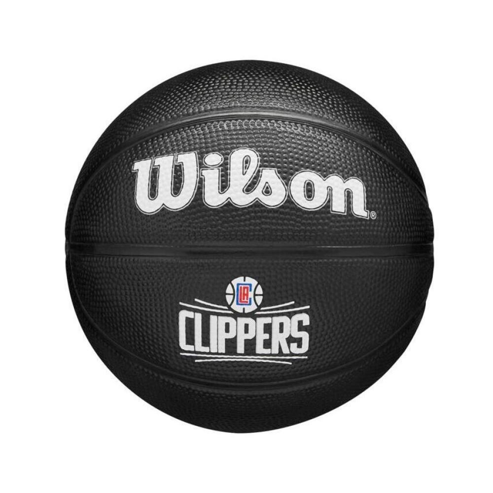 Mini Balón De Baloncesto Wilson Nba Team Tribute - Los Angeles Clippers - negro - 