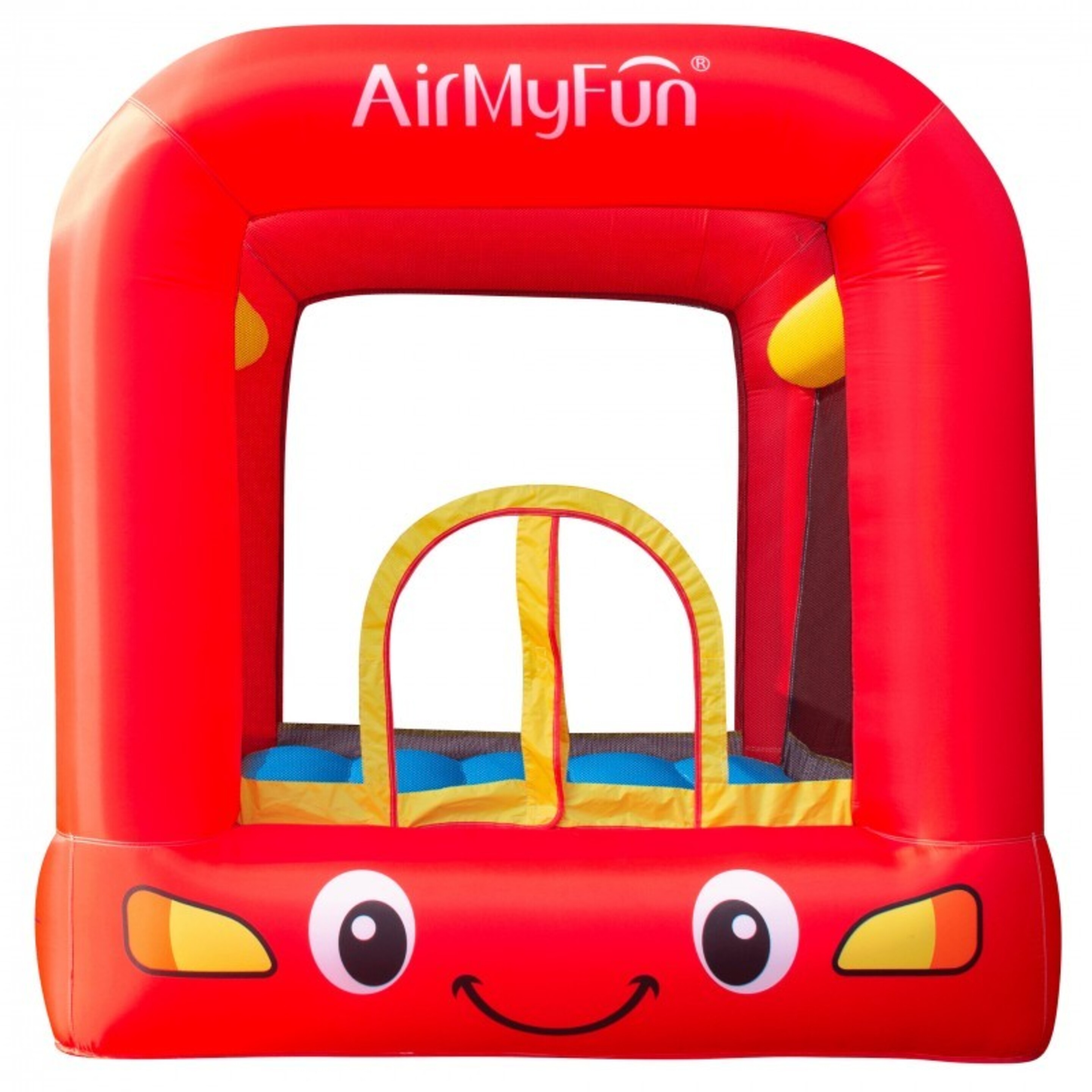 Castillo Hinchable - Jumpy Car - Superficie 210x205x200 Cm - Con Inflador Y Mochila