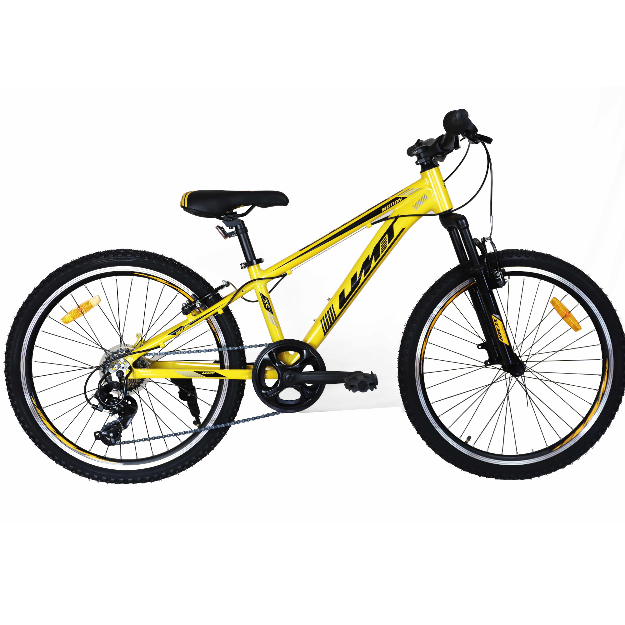 Bicicleta Infantil 24” Umit Quadro Alumínio 7v Amarelo - amarillo - 