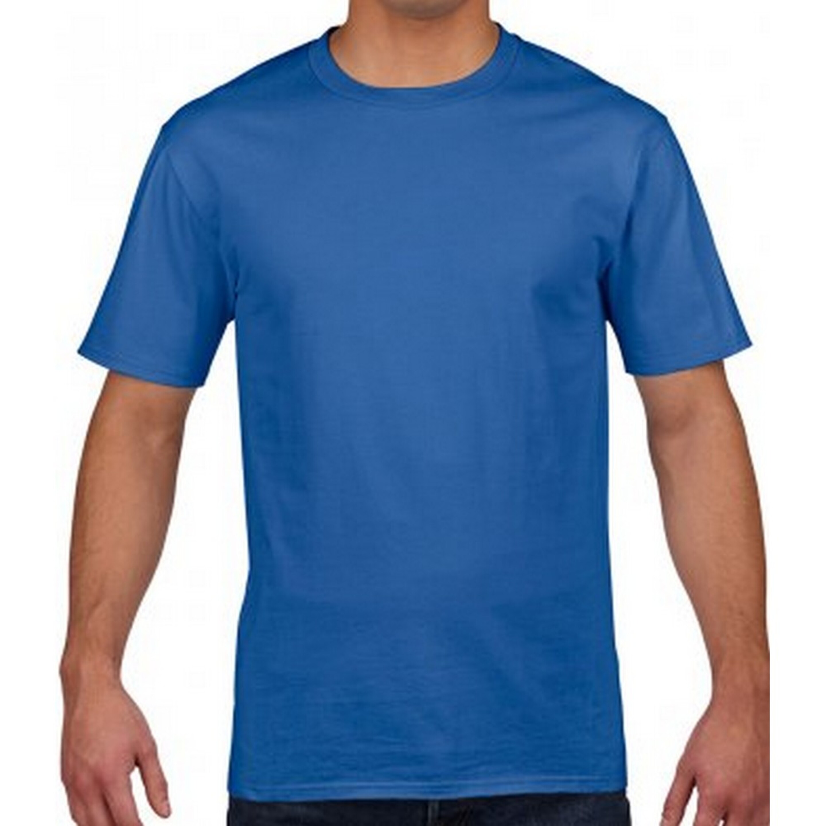 Camiseta De Algodão Premium Mens Gildan (Real)