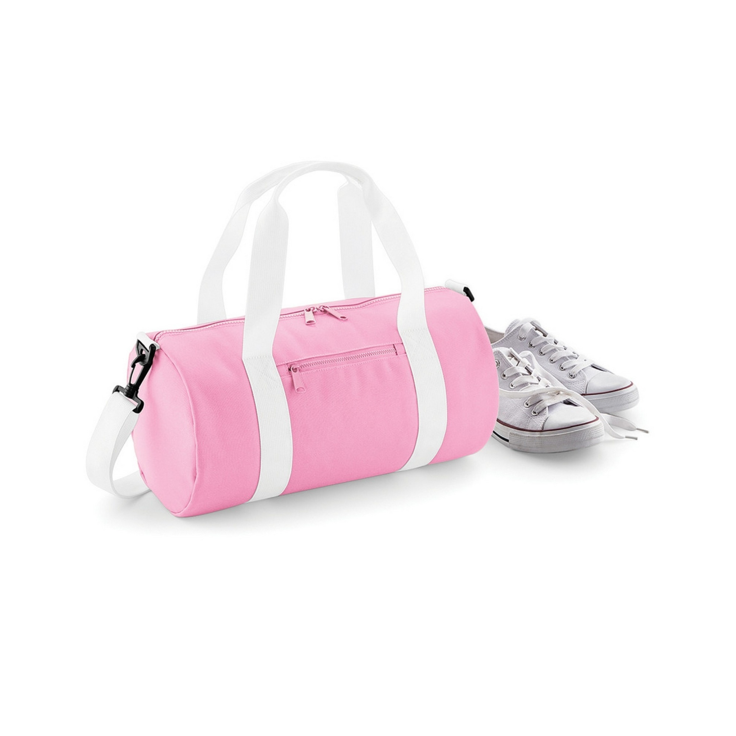 Bolsa Mini De Tubo (Paquete De 2) Bagbase (Rosa)