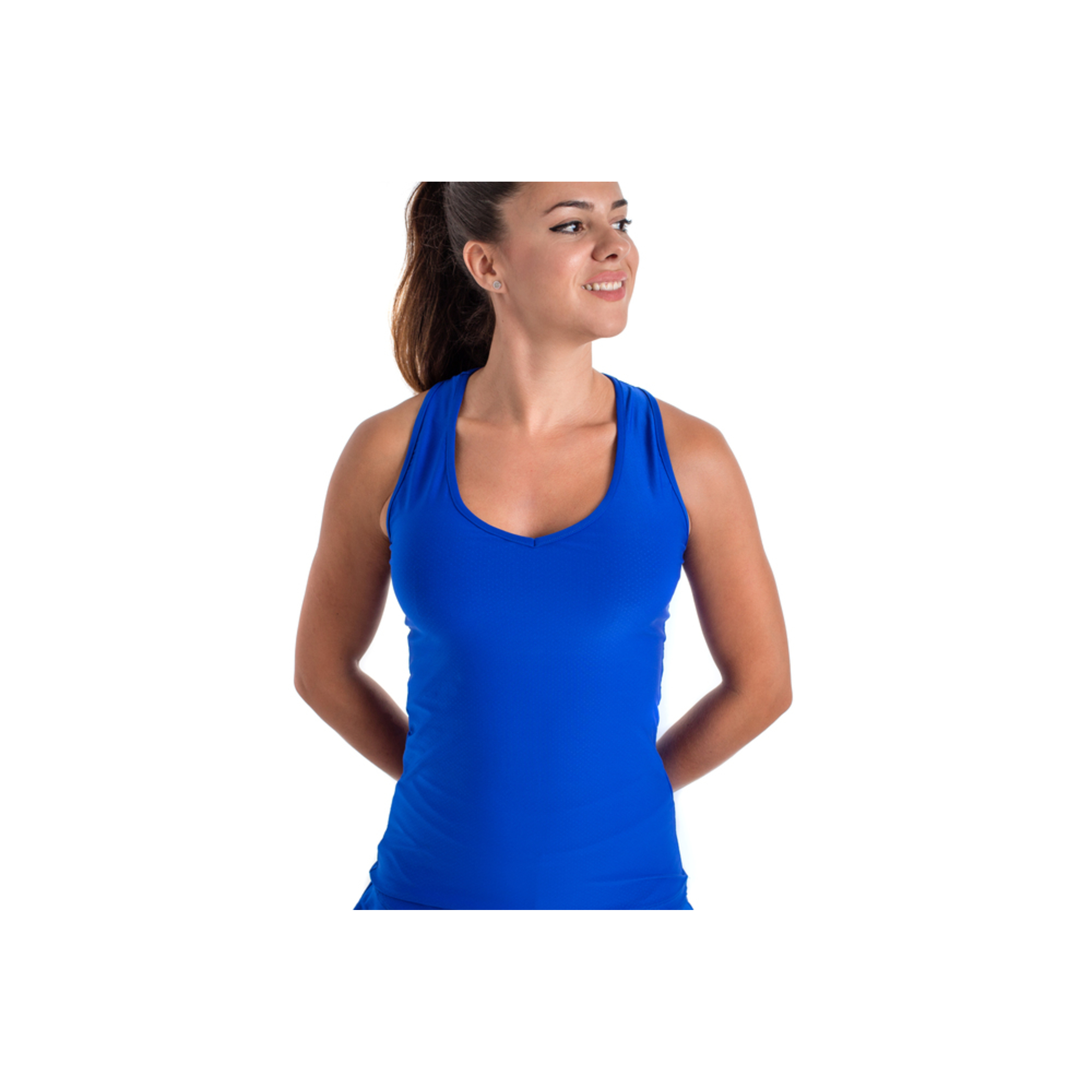 Camiseta De Pádel Y Tenis Bb By Belénberbel Básica - Azul Royal - Ropa Deportiva Mujer  MKP