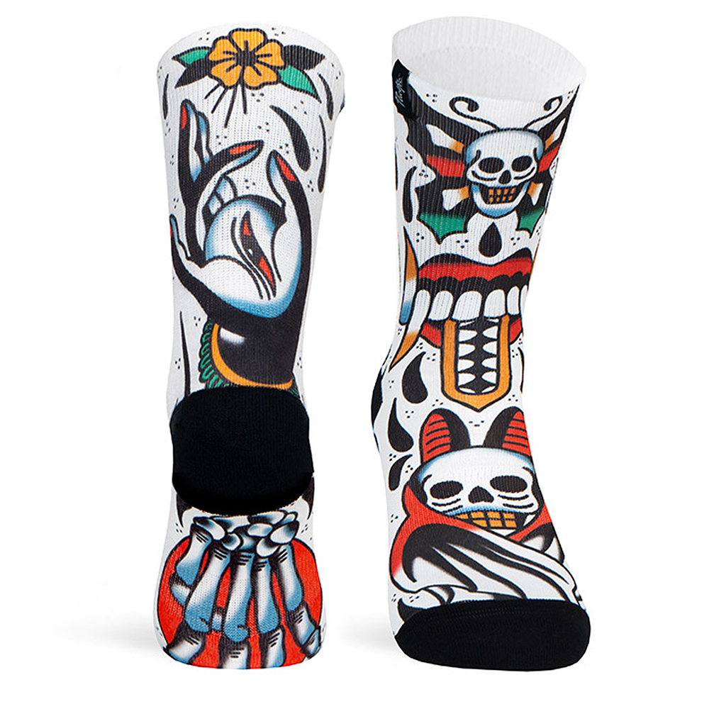 Meias Running Pacific And Co Skull - multicolor - 