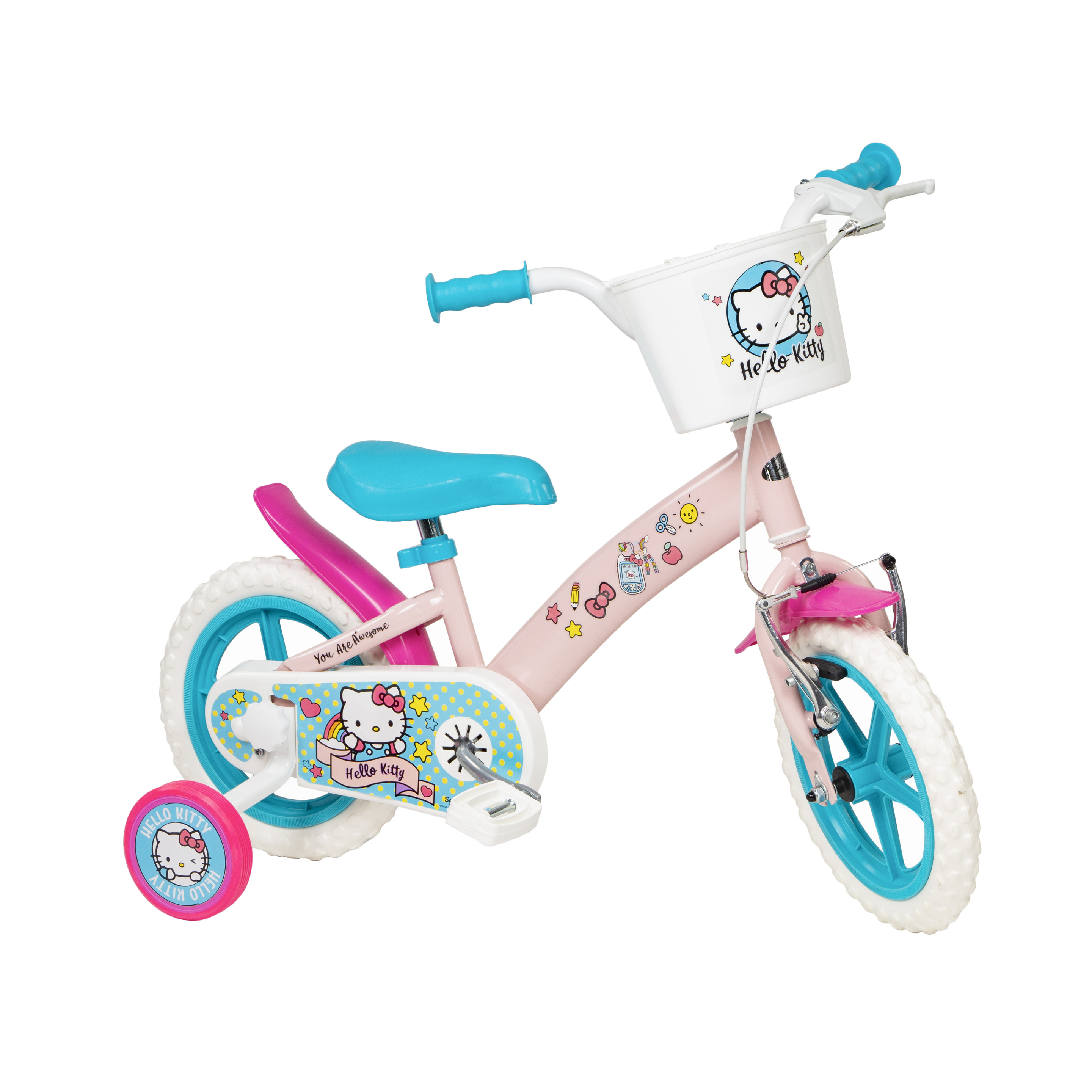 Bicicleta 12"en 71 Hello Kitty - rosa - 
